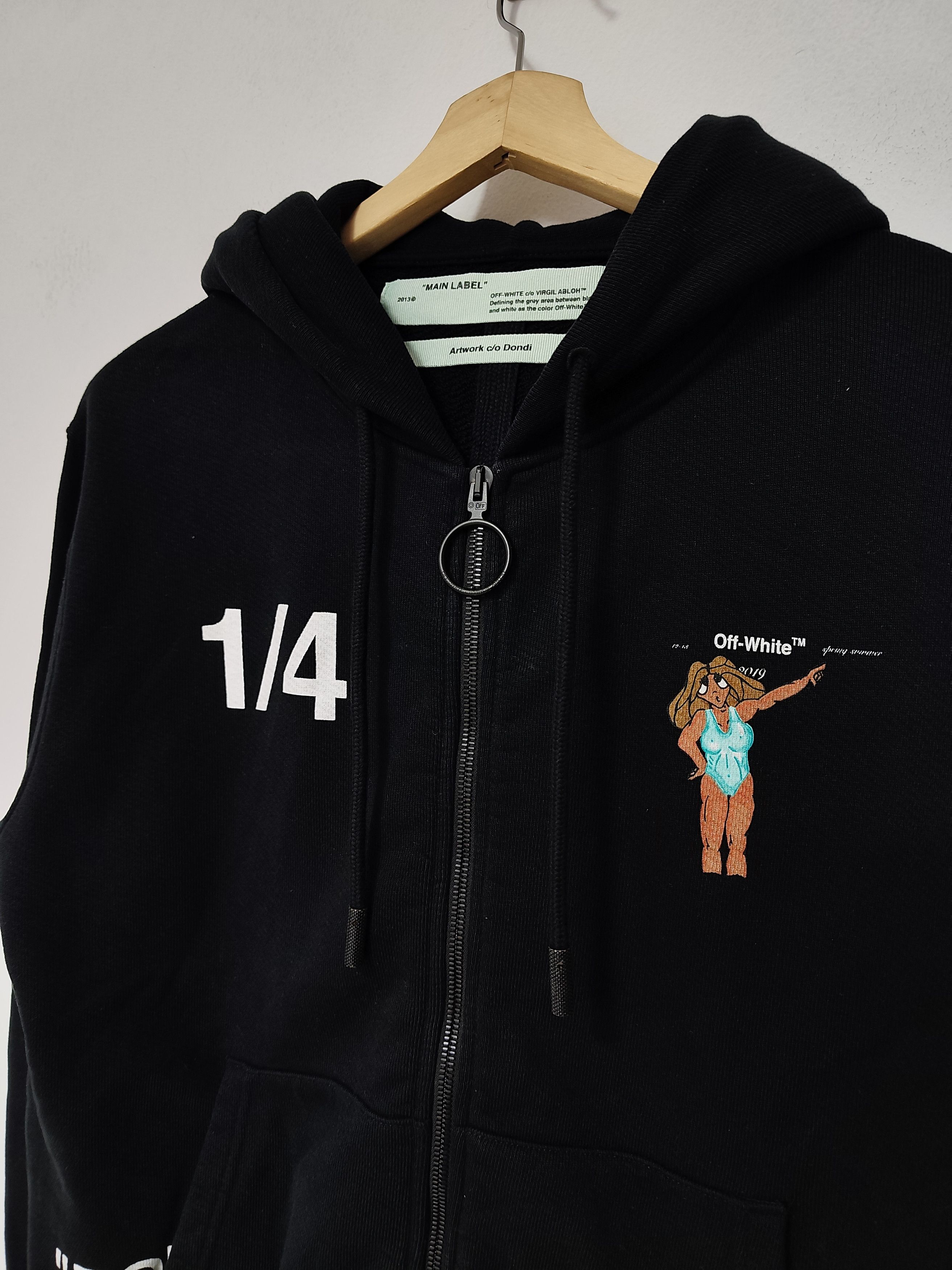 Off-White Off-White "Dondi Graffiti Zip Hoodie" Size US M / EU 48-50 / 2 - 2 Thumbnail