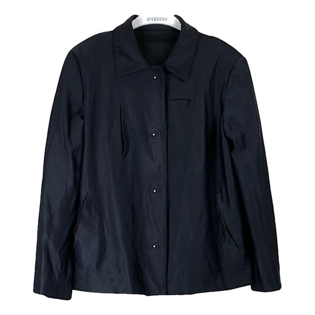 Fendi Navy Polyester Jacket Size L / US 10 / IT 46 - 1 Thumbnail