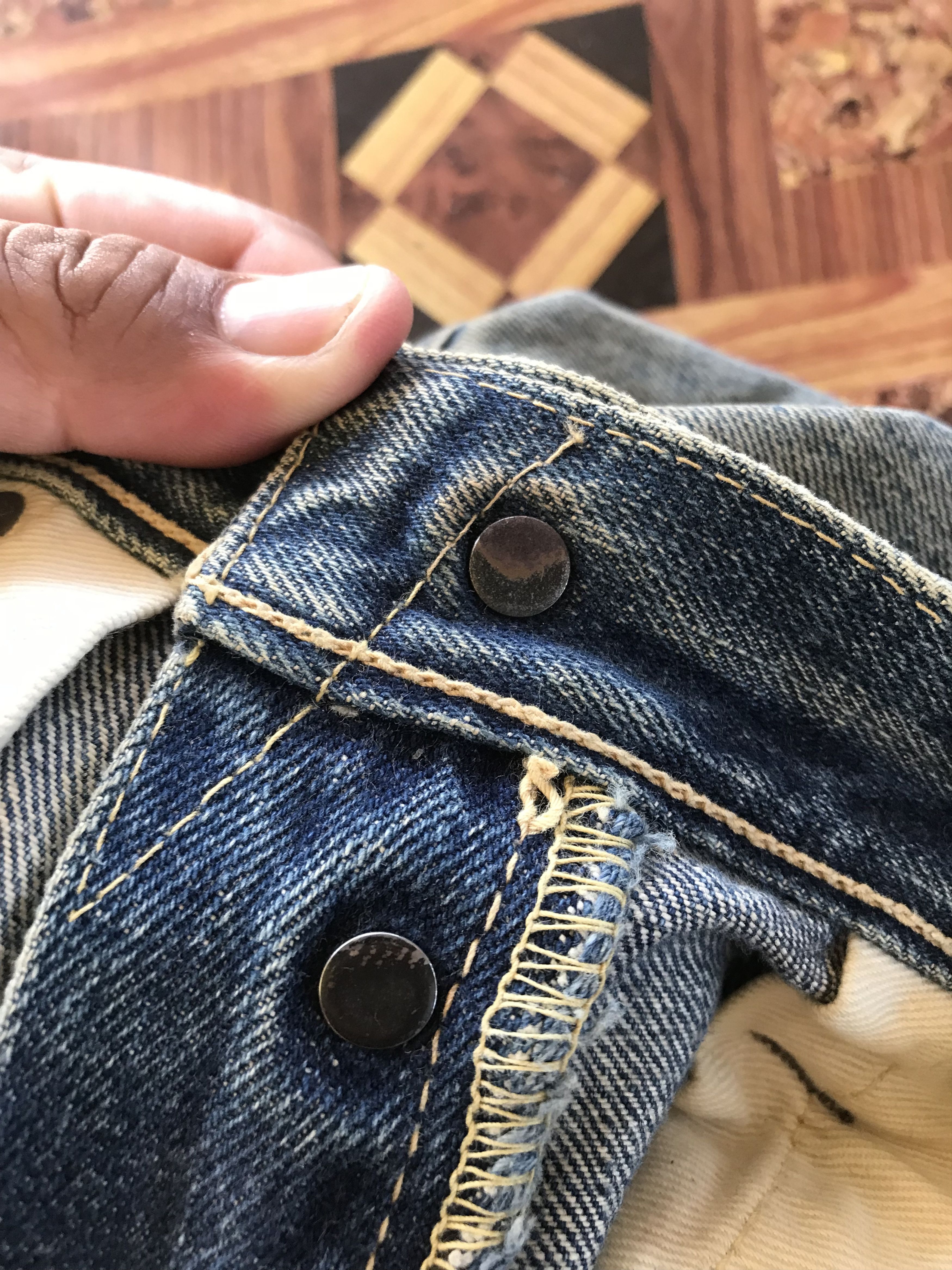 Sugar Cane × Toyo Enterprises RARE Vintage Sugar Cane Toyo Enterprises Denim Selvedge Size US 29 - 22 Thumbnail