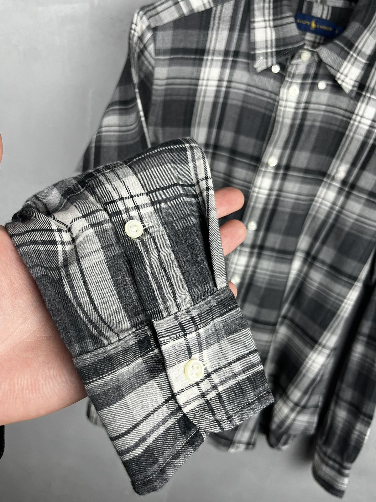 Polo Ralph Lauren × Ralph Lauren Polo Ralph Lauren flannel shirt size L Size L / US 10 / IT 46 - 7 Thumbnail