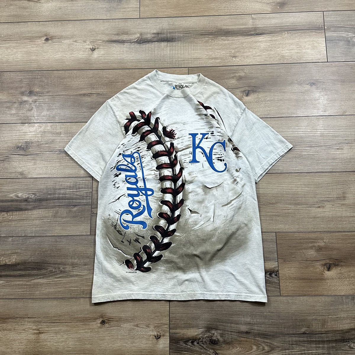 Liquid Blue Liquid Blue Kansas City Royals MLB Tie Dye Graphic Tee Size US M / EU 48-50 / 2 - 1 Thumbnail