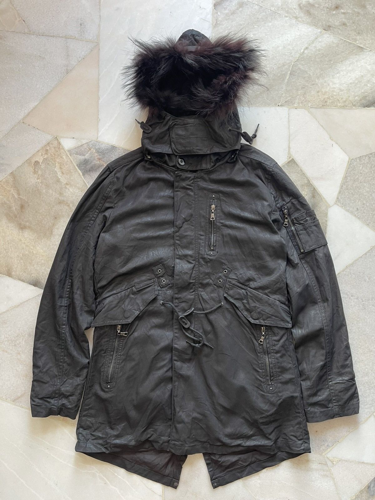 Tornado Mart 2000s Tornado Mart Parka Wx With Raccon Fur Hoodie Size US M / EU 48-50 / 2 - 10 Thumbnail