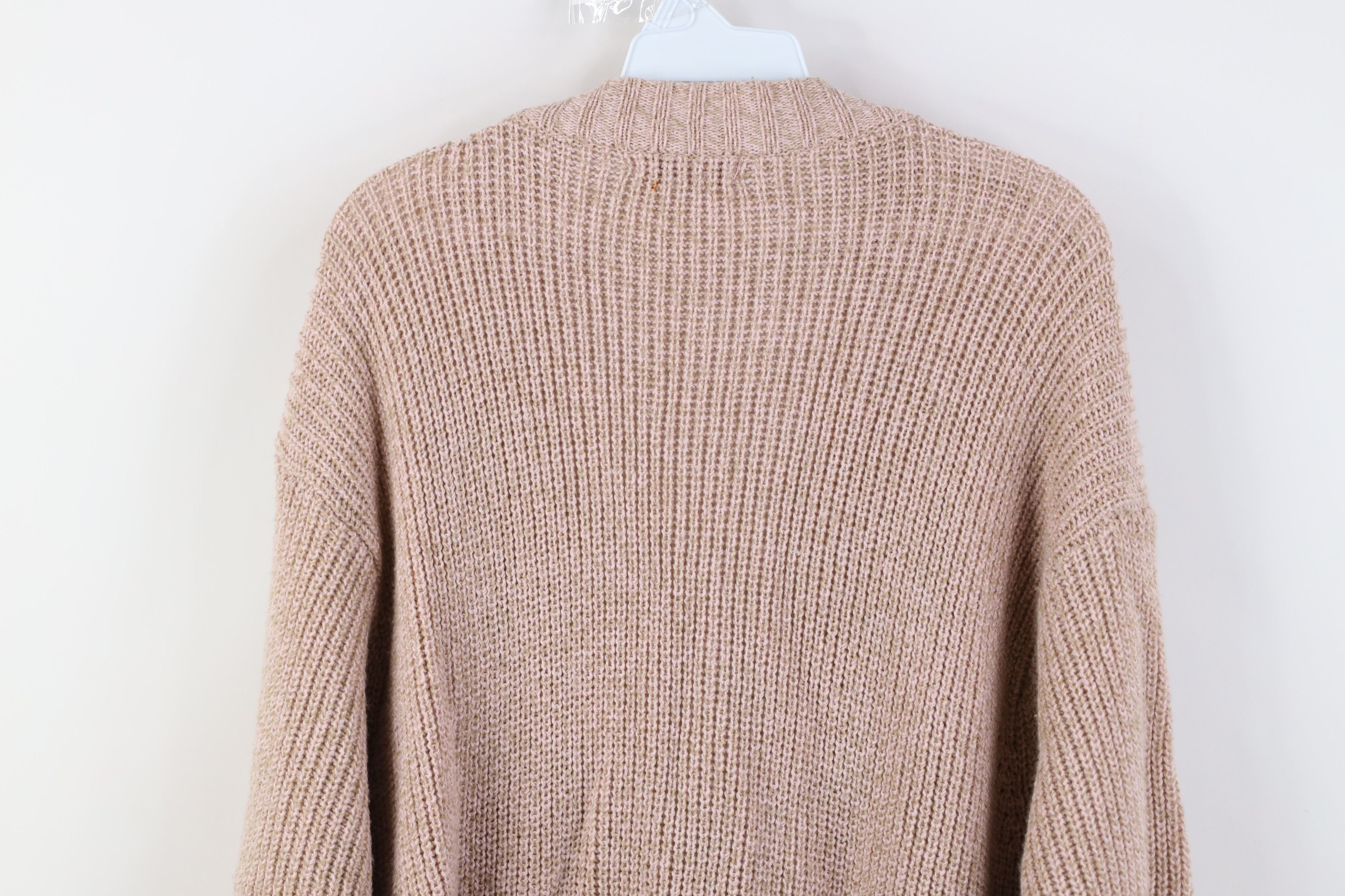 Vintage Vintage 90s Streetwear Baggy Ribbed Knit Cardigan Sweater Size M / US 6-8 / IT 42-44 - 10 Thumbnail