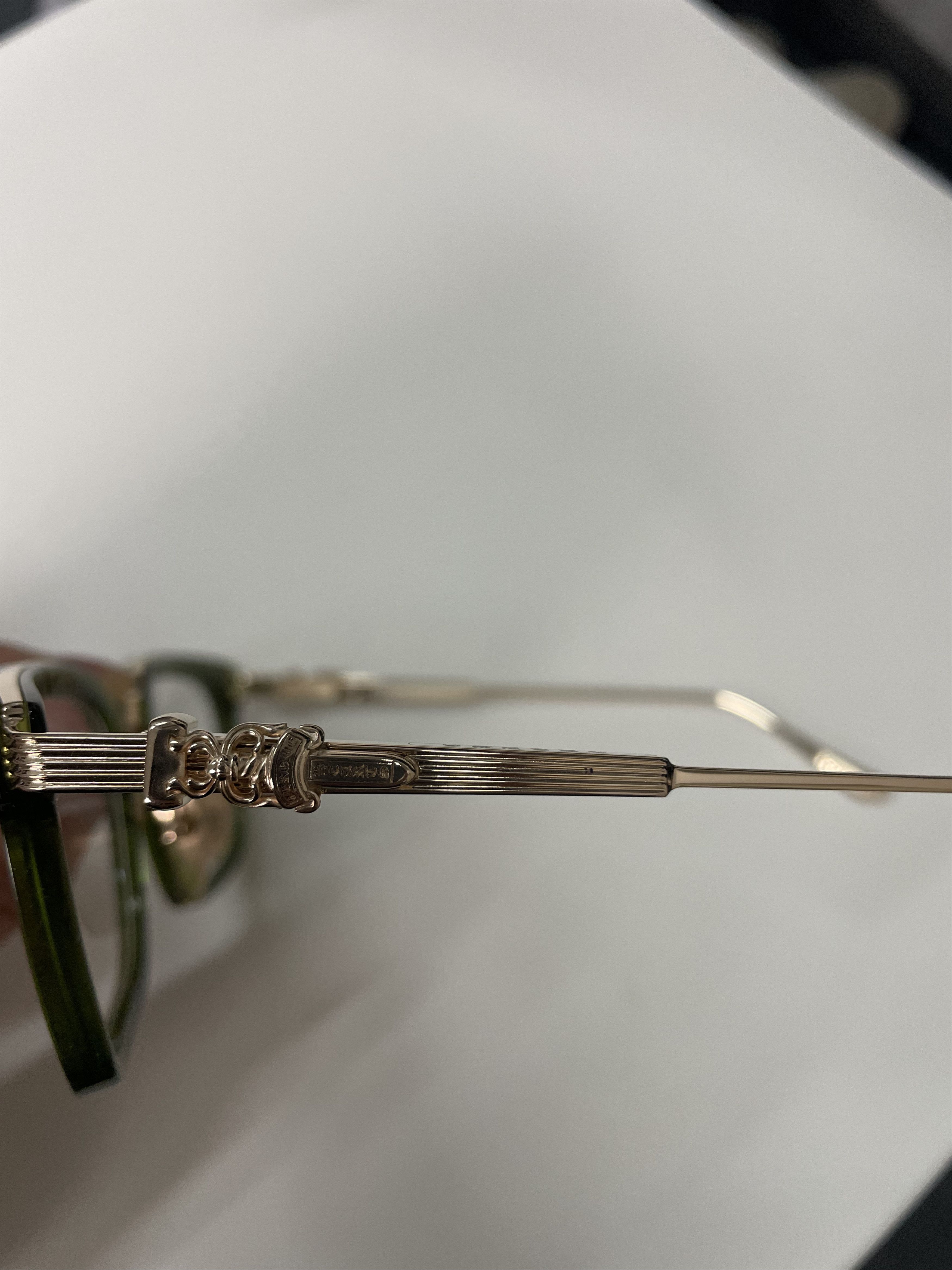 Chrome Hearts Chrome Hearts SQRTON DOLV/GP Glasses Frame Size ONE SIZE - 8 Thumbnail