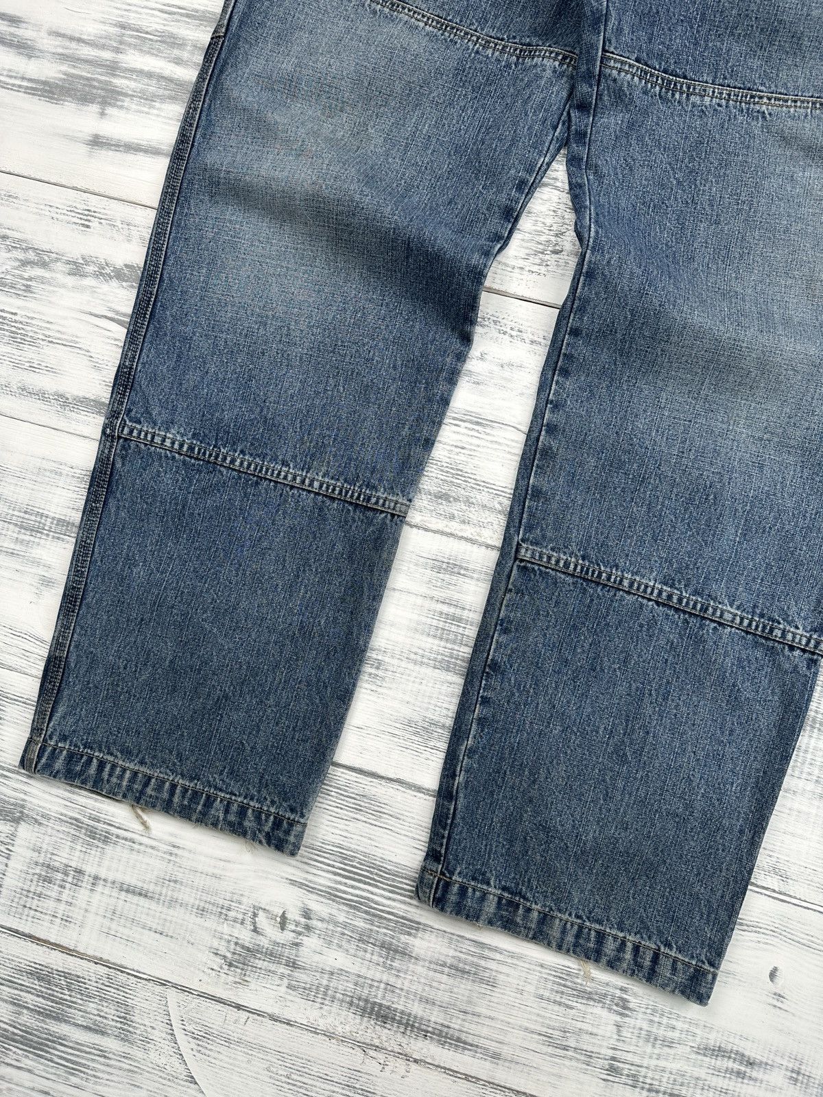Ecko Unltd. ECKO UNLTD. Big Logo Baggy Distressed Cargo Jeans Pants Size US 34 / EU 50 - 4 Thumbnail