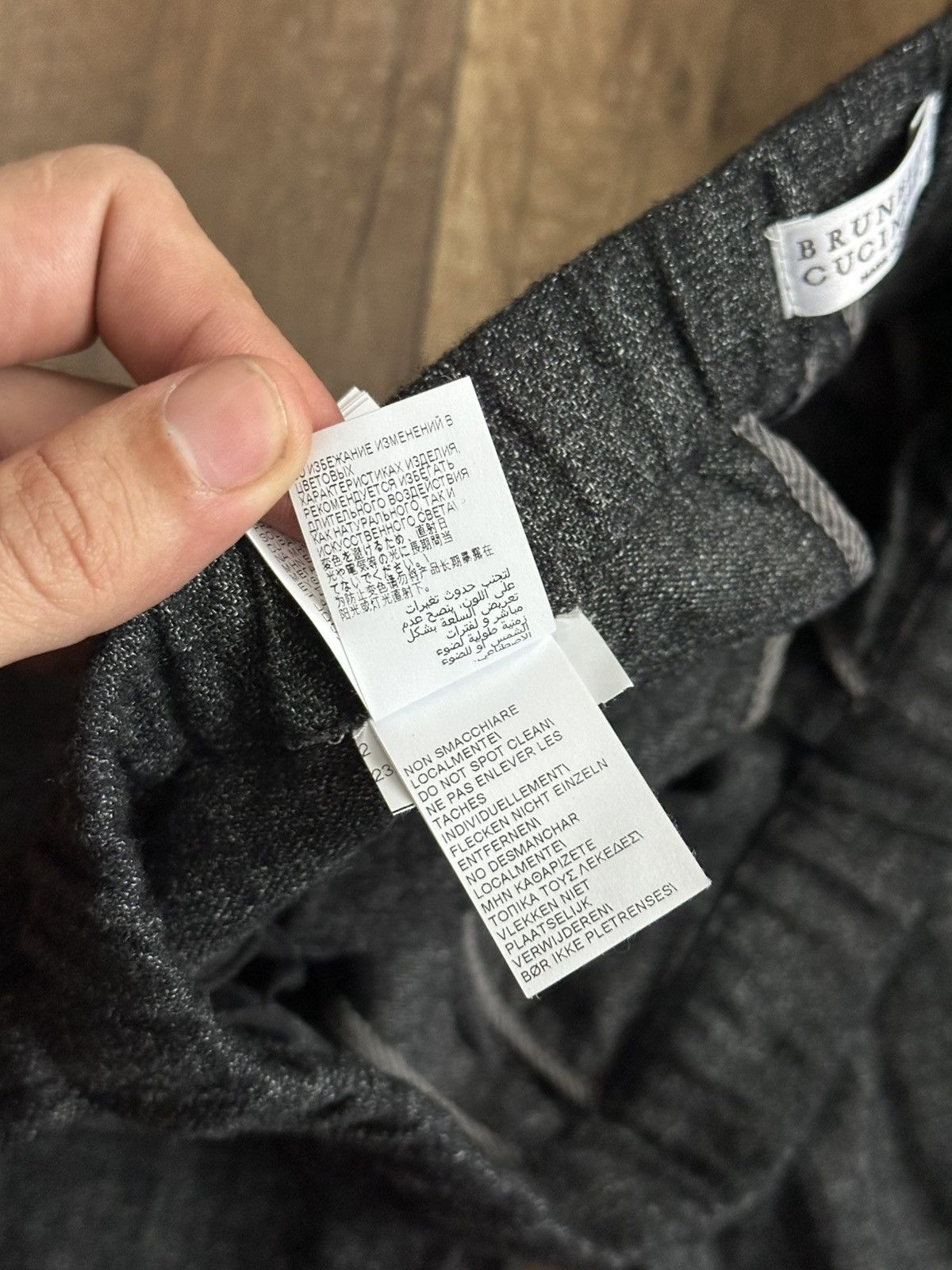 Brunello Cucinelli Brunello Cucinelli Wool Linen Trousers Pants Size 27" / US 4 / IT 40 - 18 Thumbnail