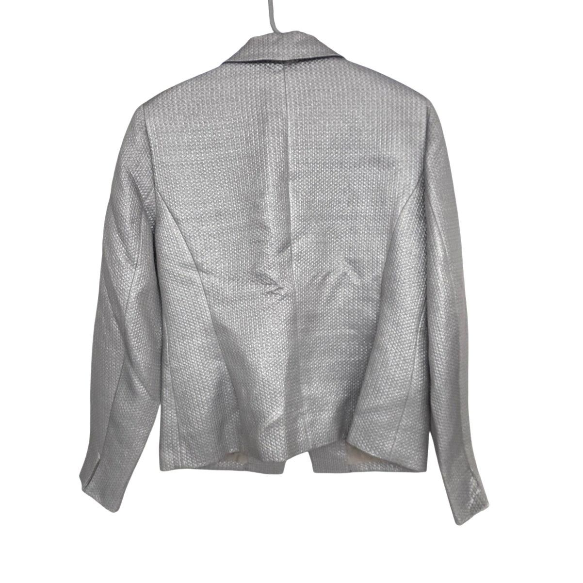 Other Jones New York Collection Sliver Textured Blazer - 10P - NWT Size L / US 10 / IT 46 - 2 Thumbnail