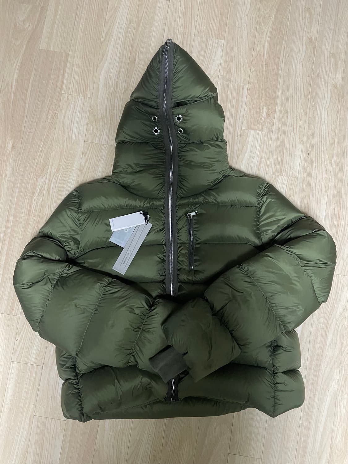 Rick Owens Rick Owena gimp down jacket 22Fw Size US XL / EU 56 / 4 - 1 Thumbnail