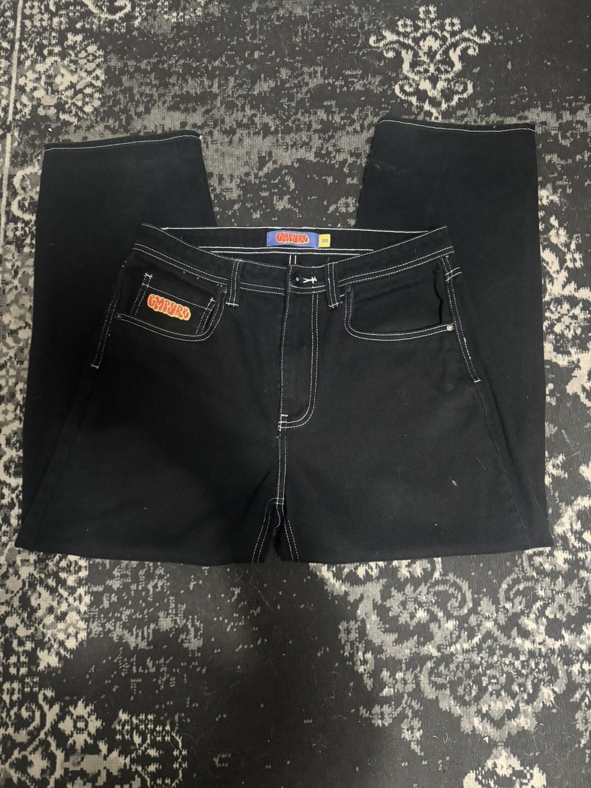 Empyre Black Baggy Jeans Size US 30 / EU 46 - 1 Thumbnail