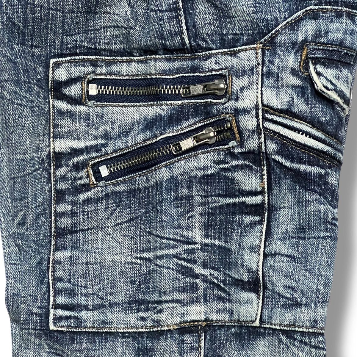 semanticdesign Vintage Semantic Design Multi-Pocket Cargo - Thunder Flared Size US 31 - 16 Thumbnail