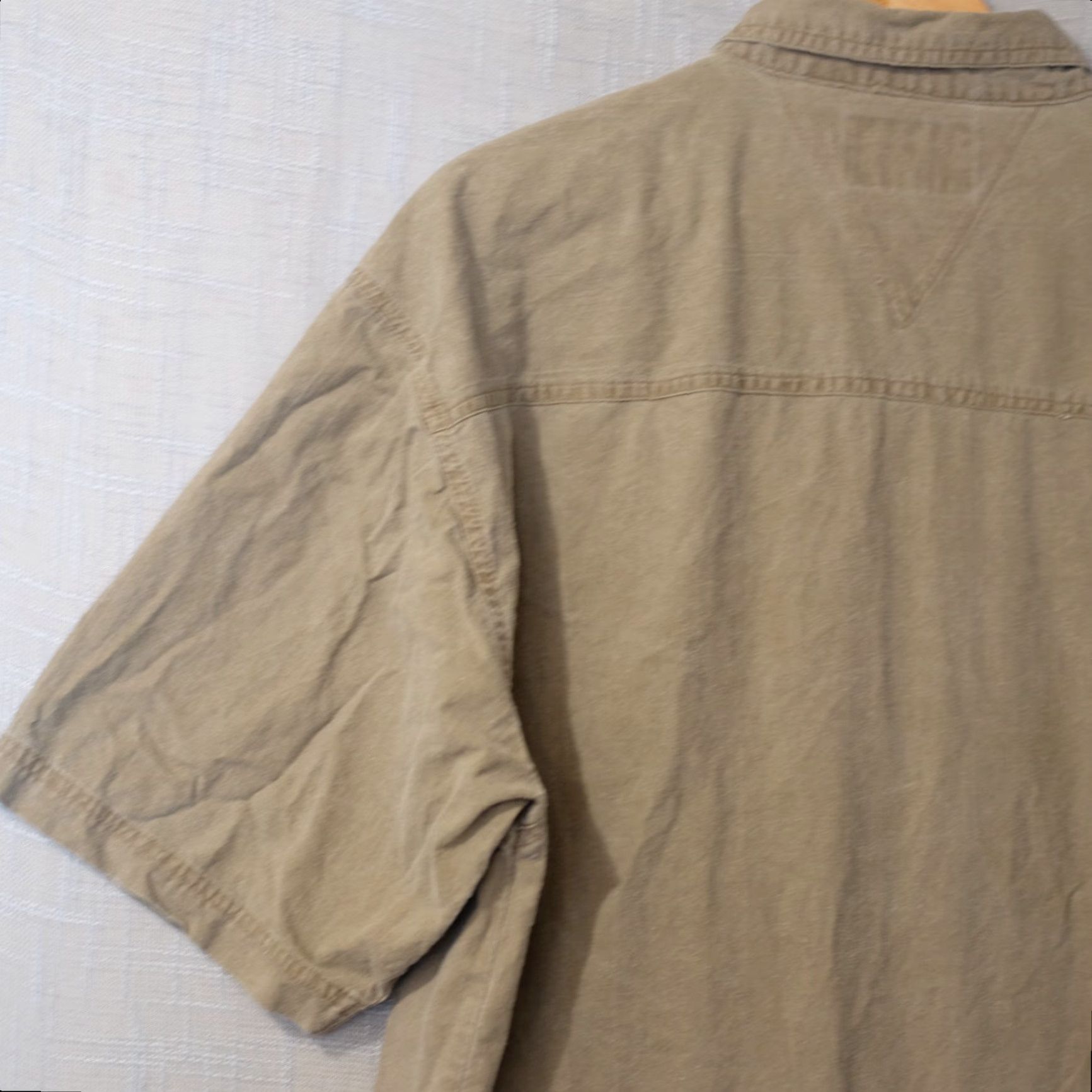 Vintage VINTAGE Big Joe Button Up Shirt 100% Pure Cotton Brown Mens L Size US L / EU 52-54 / 3 - 6 Thumbnail