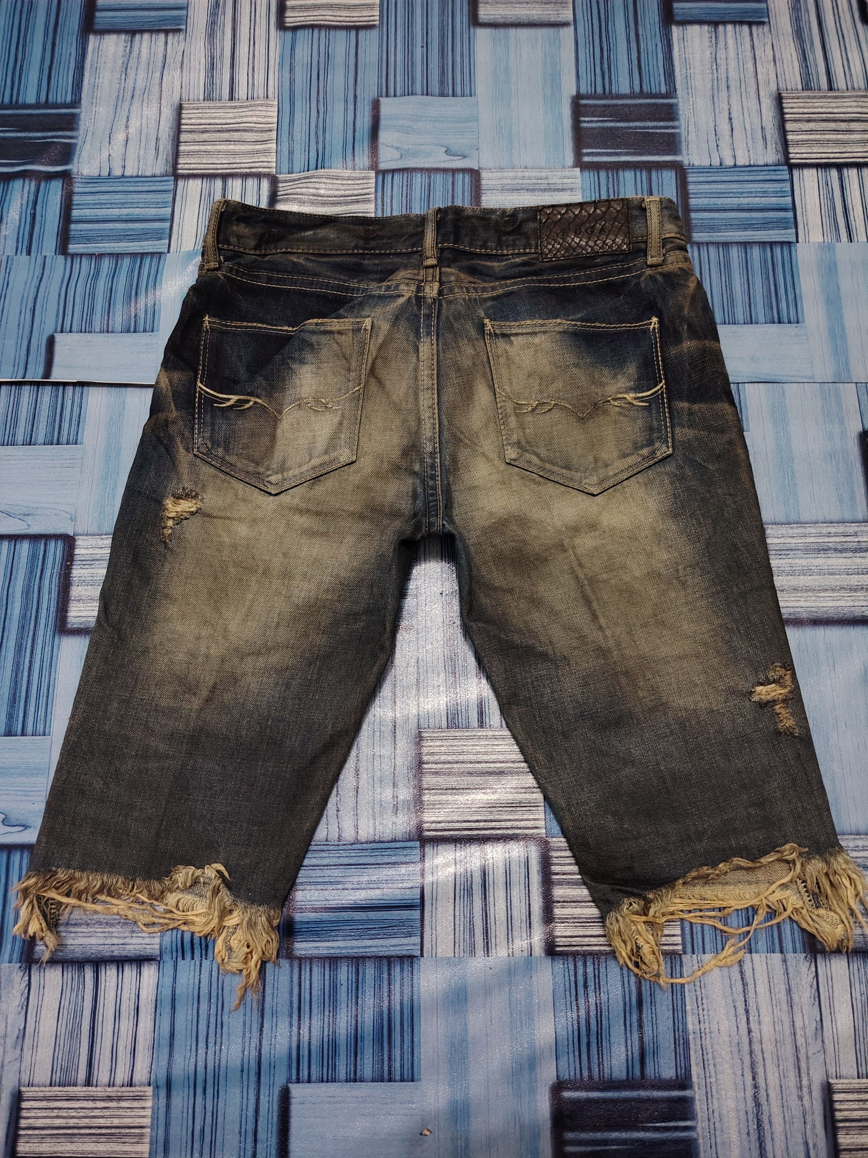 GOSTAR DE FUGA 💥Insane💥Rare💥Fuga Distressed Flared Jeans inspired I6W9 Size US 30 / EU 46 - 12 Thumbnail