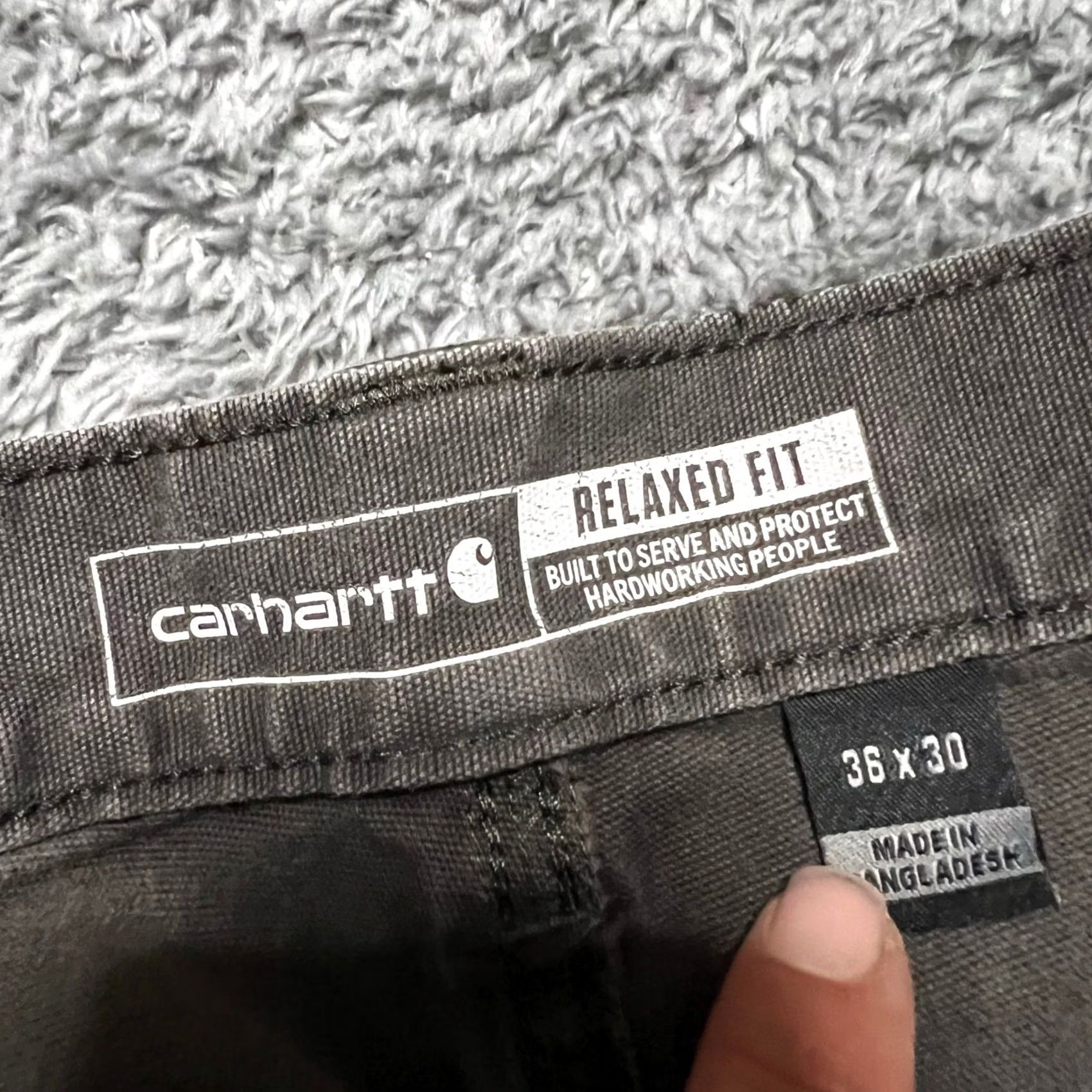 Carhartt Carhartt Pants Mens 36 x30 Relaxed Work Distressed Rugged Flex Gray 36 Regular Carpenter Mens Size US 36 / EU 52 - 6 Thumbnail