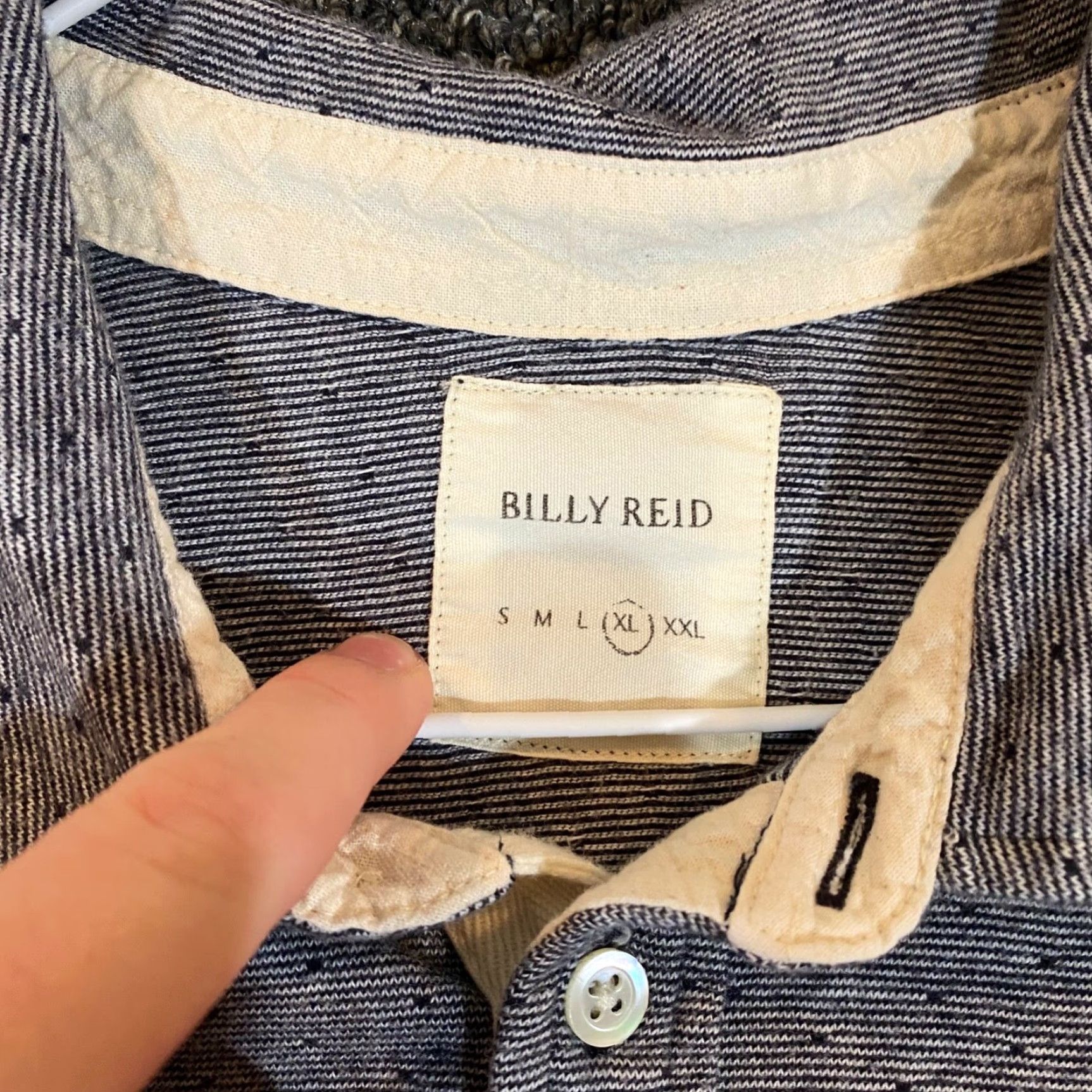 Billy Reid VINTAGE Billy Reid Polo Shirt Men XL Gray Golf Short Sleeve Casual Outdoor Sport Size US XL / EU 56 / 4 - 2 Thumbnail