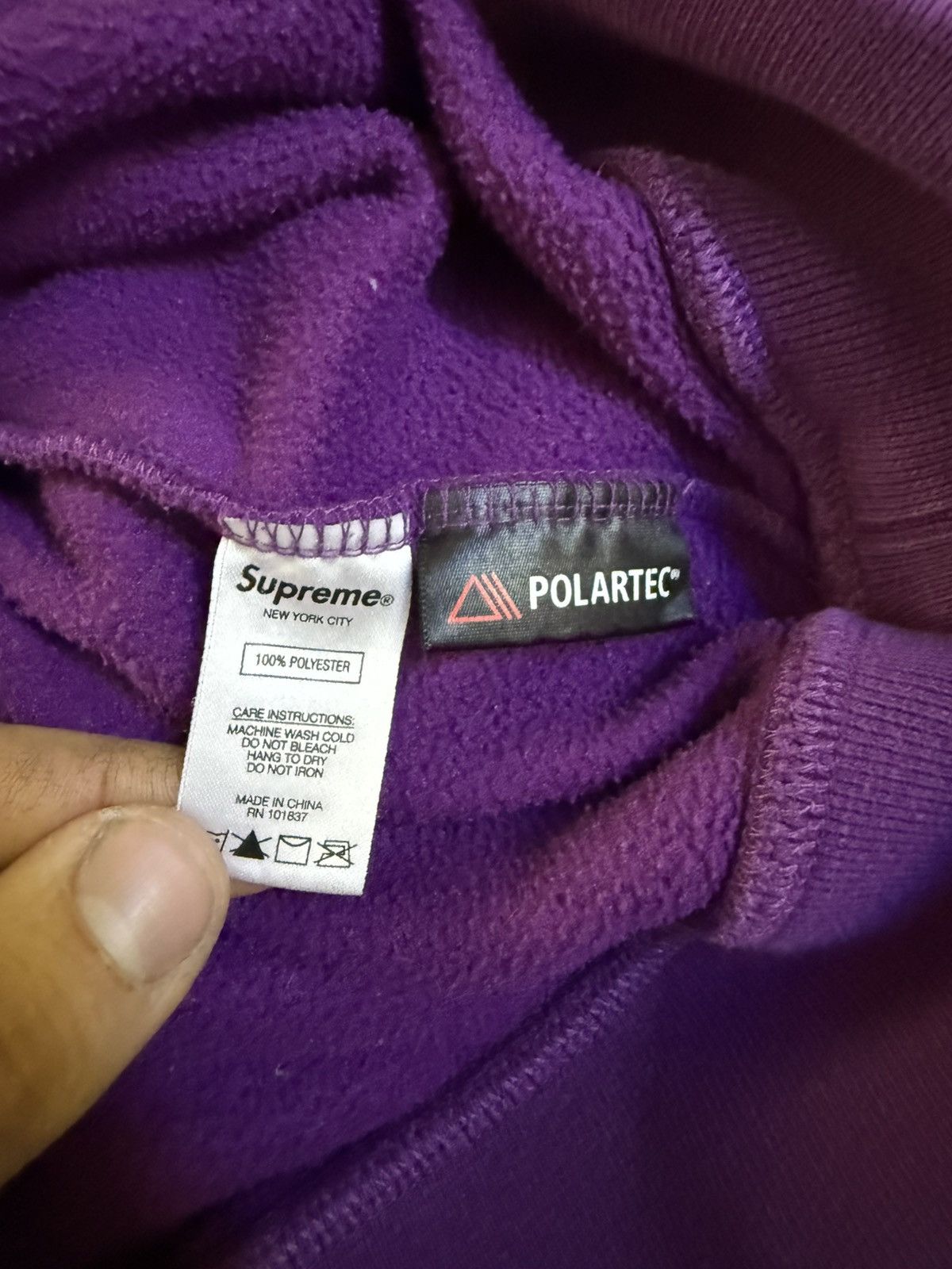 Supreme Supreme polartec hoodie Size US L / EU 52-54 / 3 - 3 Thumbnail