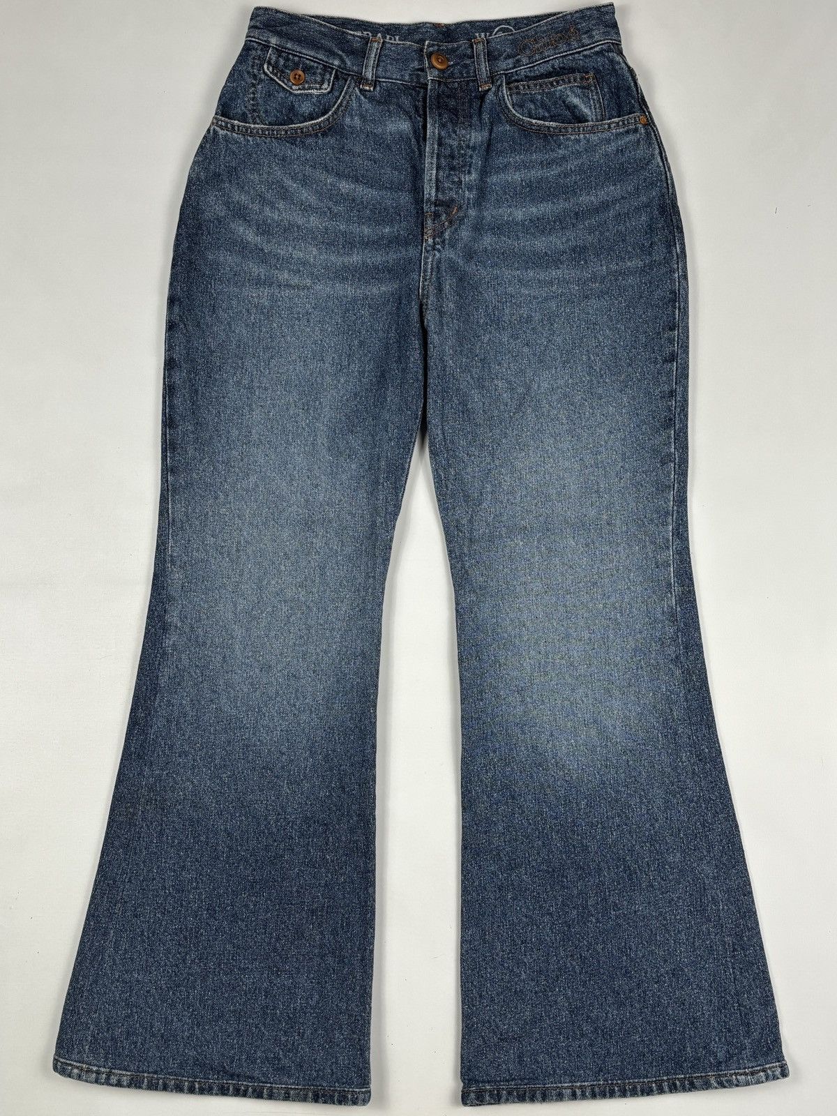 Chloe Merapi Flared Faded Denim Jeans Size 27" / US 4 / IT 40 - 1 Thumbnail