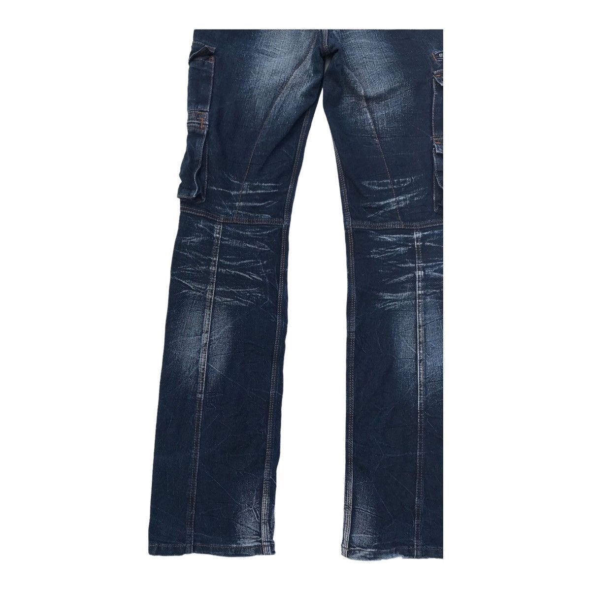 Nicole Club Nicole Club For Men Denim Cargo Multipocket Streetwear Pants Size US 29 - 9 Thumbnail
