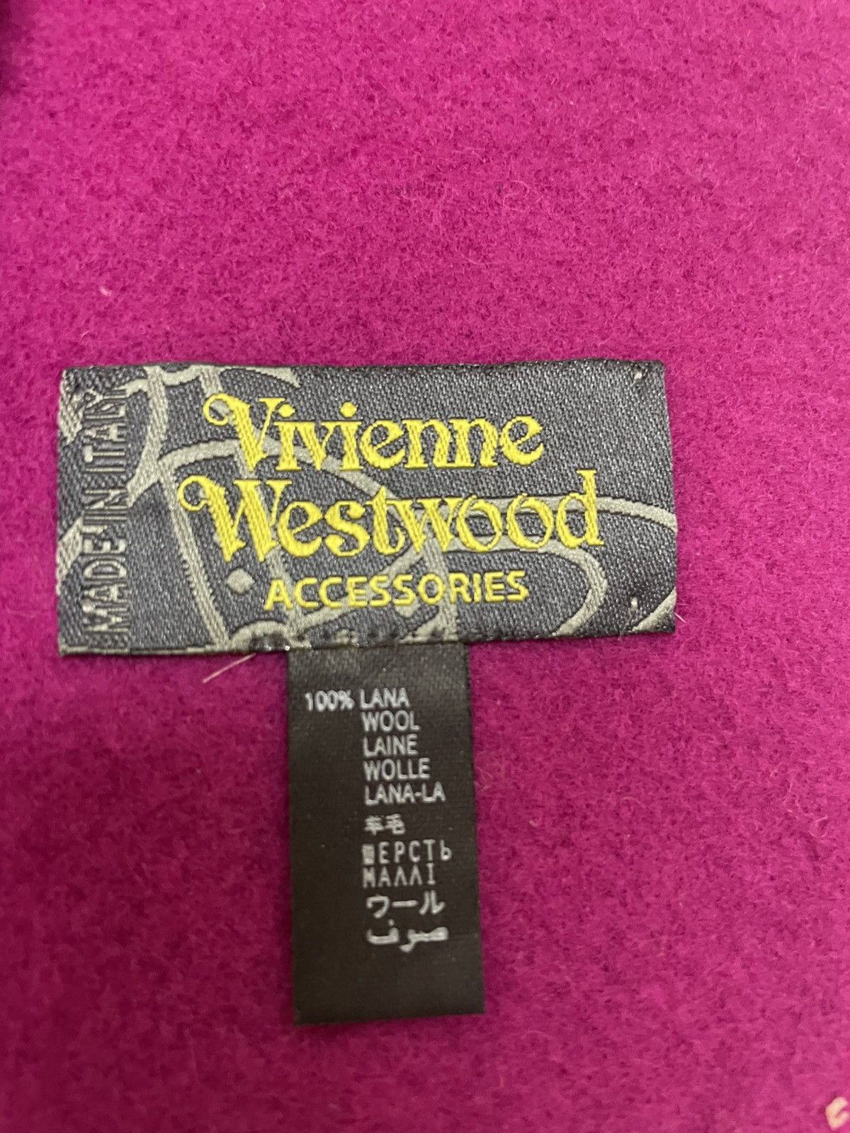 Vivienne Westwood Vivienne Westwood Red Embroidered Scaft Size ONE SIZE - 4 Thumbnail