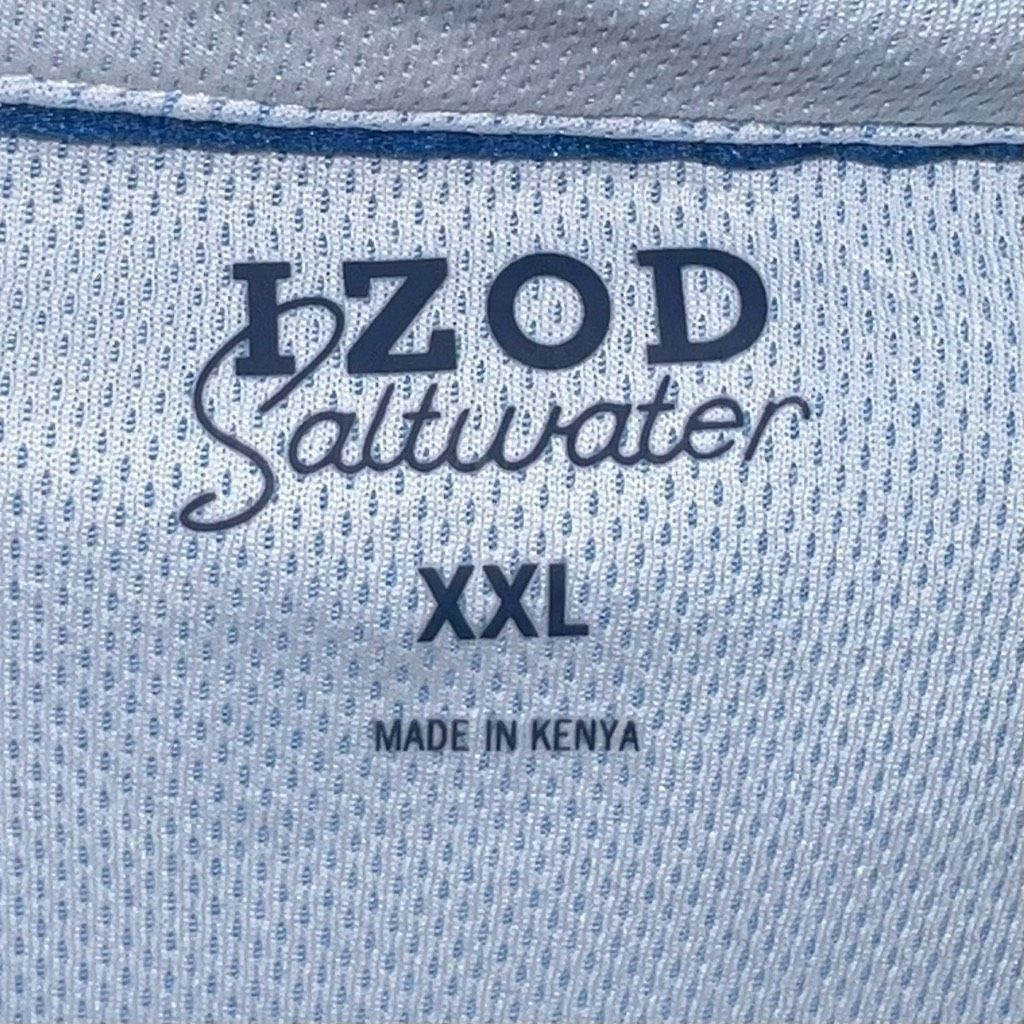 Izod Izod Saltwater Whitecrest Polo Shirt Size US XXL / EU 58 / 5 - 6 Thumbnail