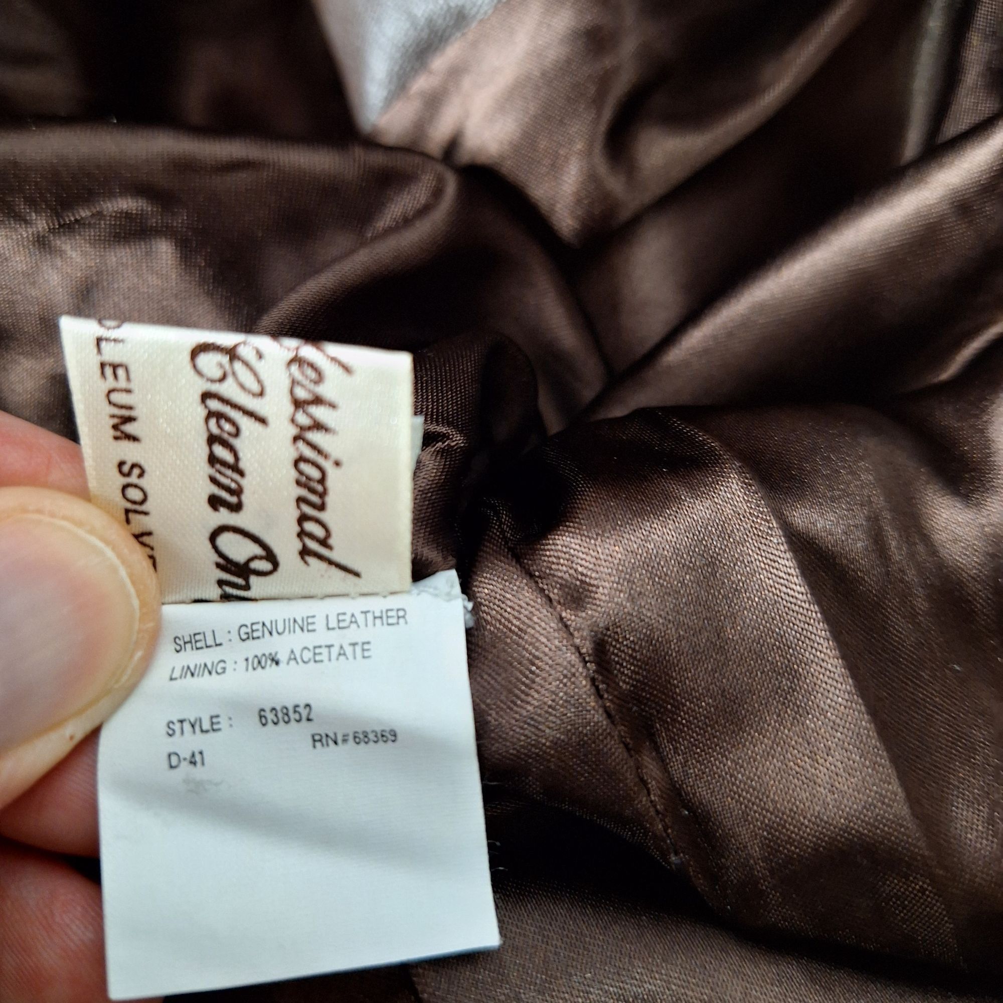 Other Vtg Clipper Mist Londontown Leather Jacket Blazer Brown Mob Size XXL / US 16-18 / IT 52-54 - 4 Thumbnail