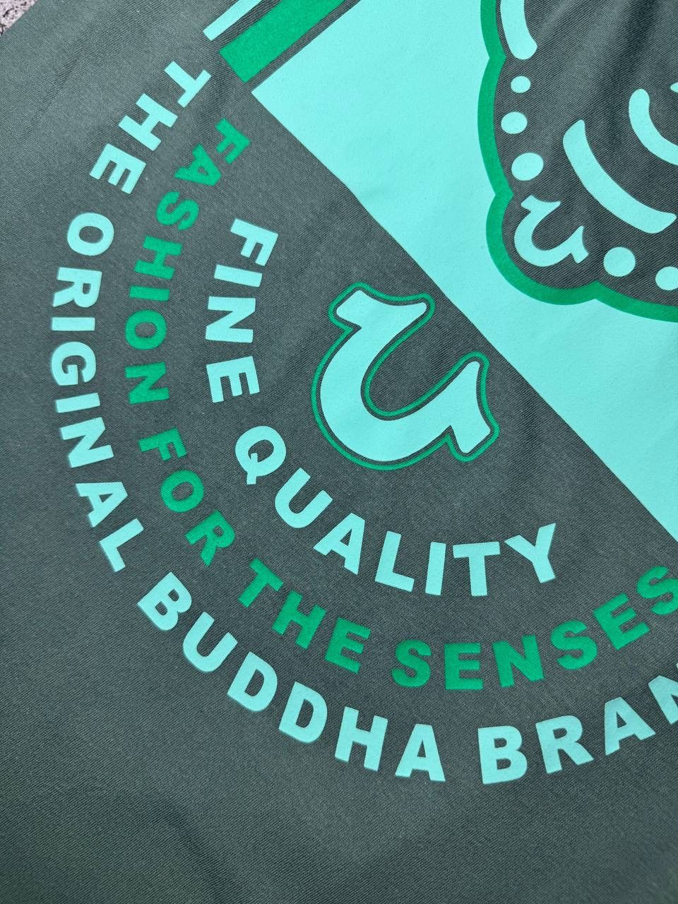 True Religion True Religion Vintage Blue T-shirt big printed Buddha Size US XL / EU 56 / 4 - 3 Thumbnail