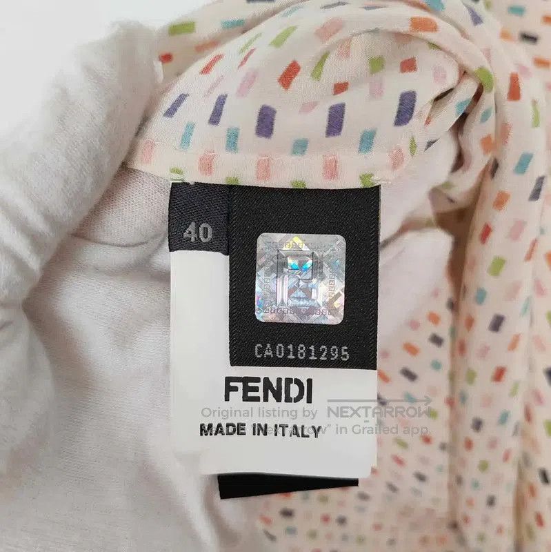 Fendi Fendi White Cotton Ladies T-shirt . Size M / US 6-8 / IT 42-44 - 4 Thumbnail