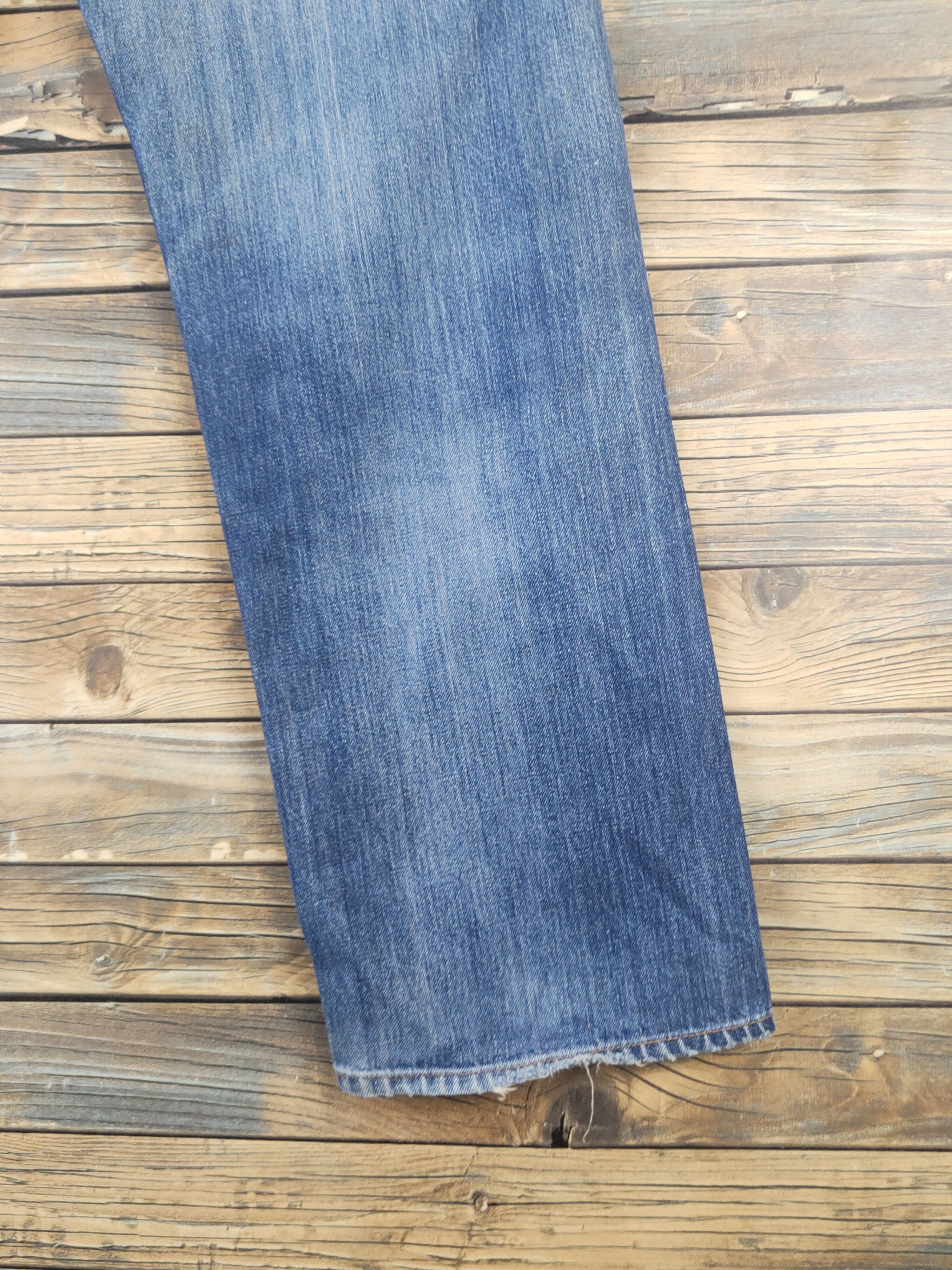 Levi's DL 503 Levi's Blue Distressed Ripped Denim Jeans #1639 Size US 30 / EU 46 - 12 Thumbnail