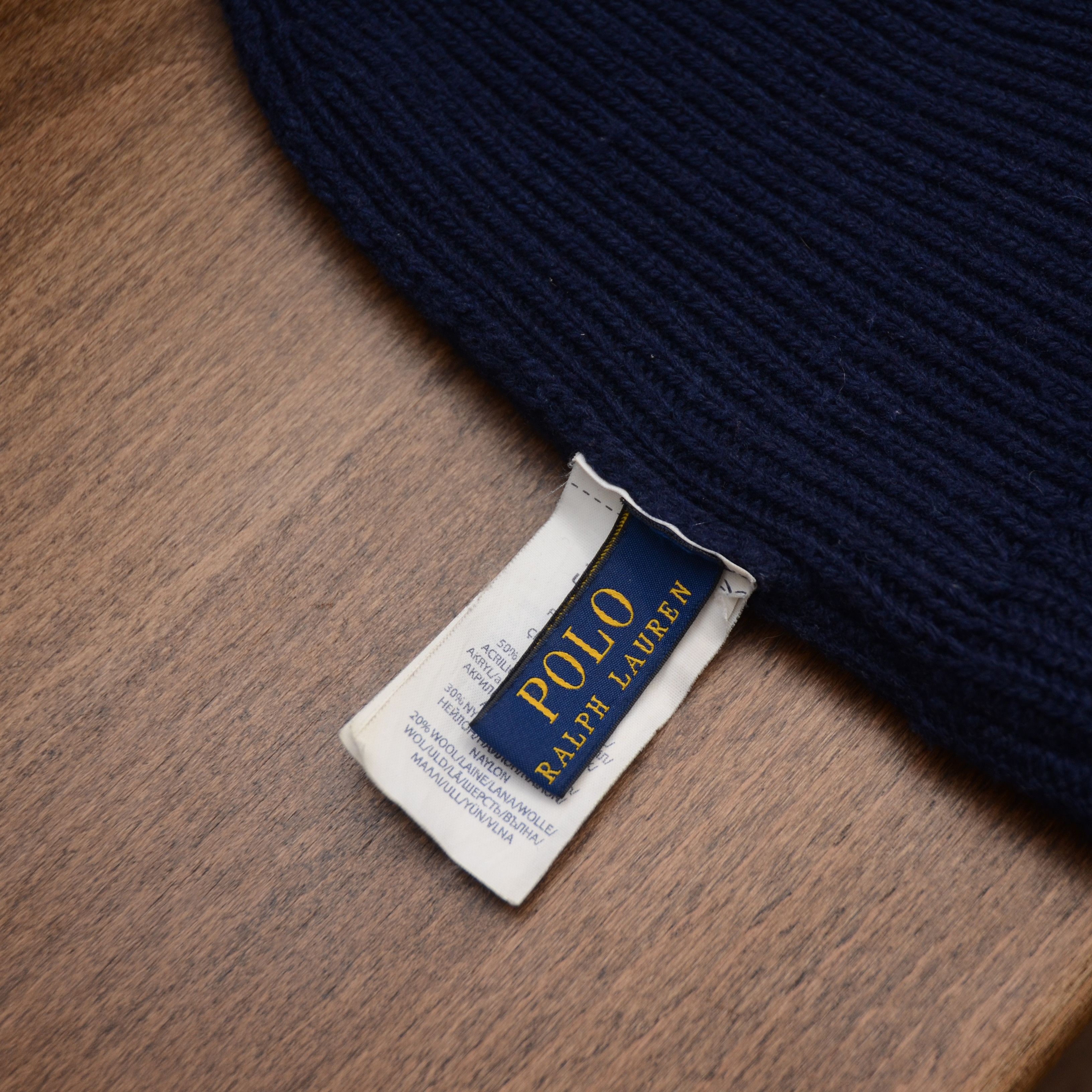 Polo Ralph Lauren Polo Ralph Lauren Bear Beanie One Size Navy Blue Size ONE SIZE - 10 Thumbnail