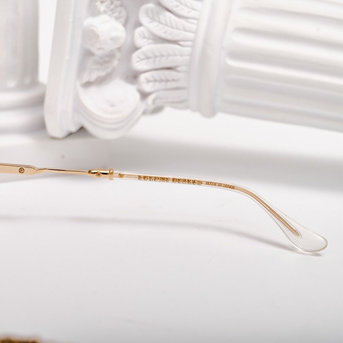 Chrome Hearts CHROME HEARTS EDITH F CRYSTAL /GOLD PLATED GLASSES Size ONE SIZE - 4 Thumbnail