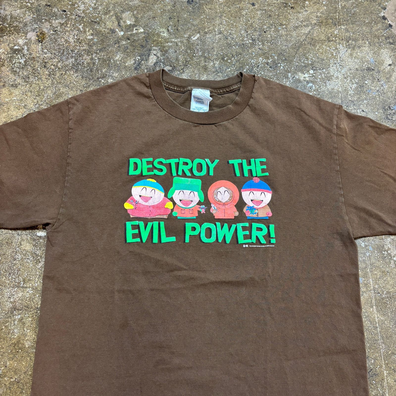 Vintage Vintage 2006 South Park Destroy The Evil Power Shirt Men's L Size US L / EU 52-54 / 3 - 2 Thumbnail