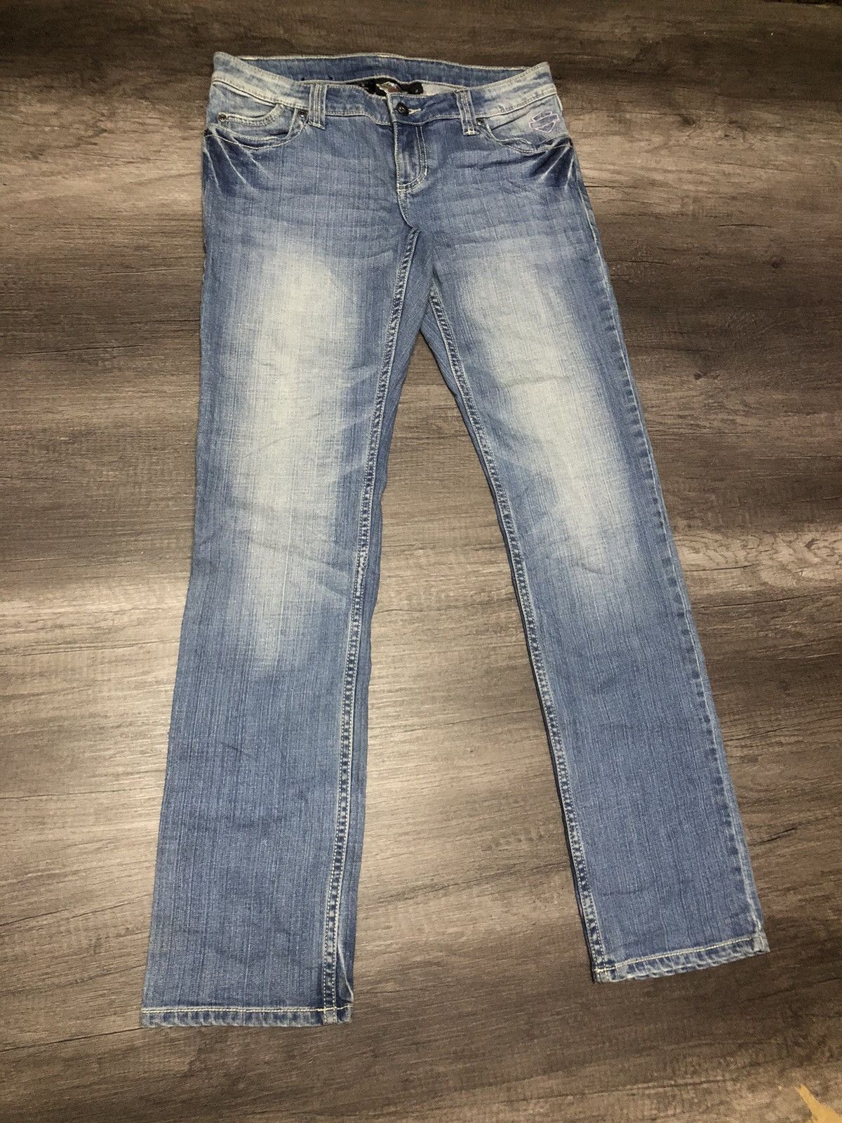 Harley Davidson × Vintage HARLEY DAVIDSON DENIM JEANS Size 32" / US 10 / IT 46 - 12 Thumbnail
