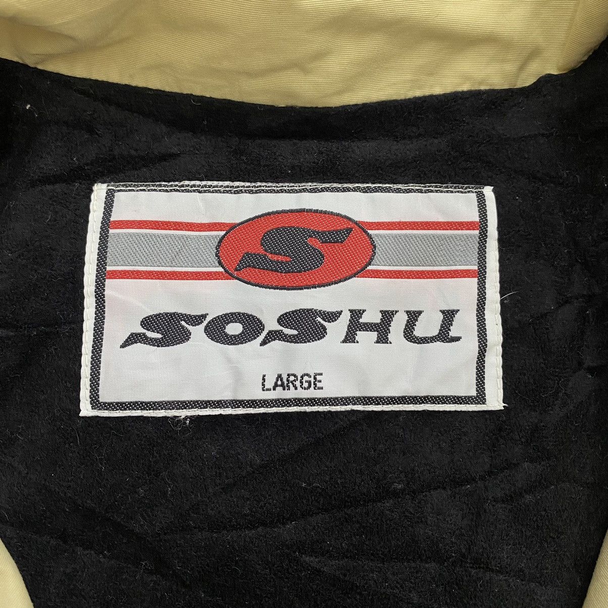 Other SOSHU Snowboards Small Embrodiered Logo Beige Bomber Jacket Size US L / EU 52-54 / 3 - 7 Thumbnail