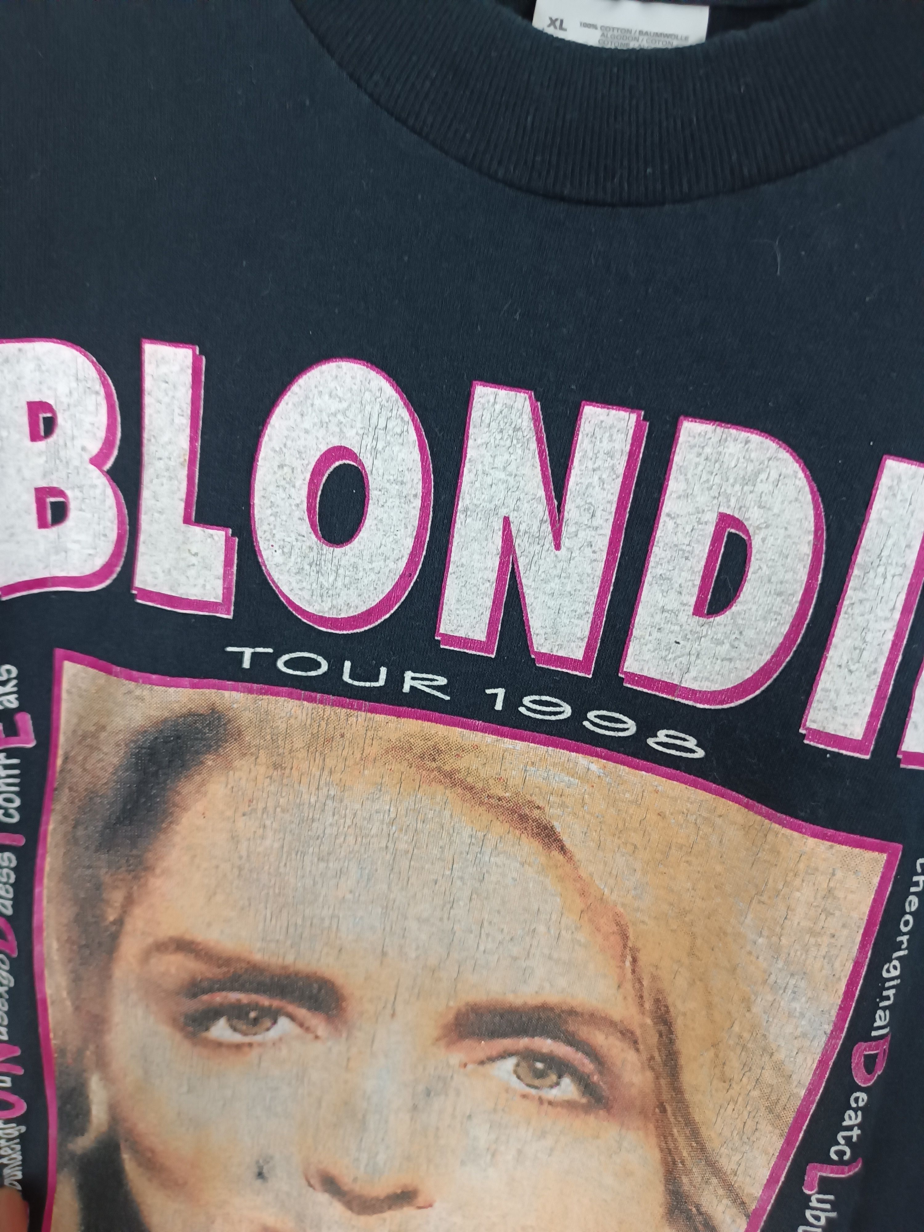 Band Tees RARE🔥VINTAGE 90'S BLONDIE TOUR TEE debbie abba patti bjork Size US XL / EU 56 / 4 - 11 Thumbnail