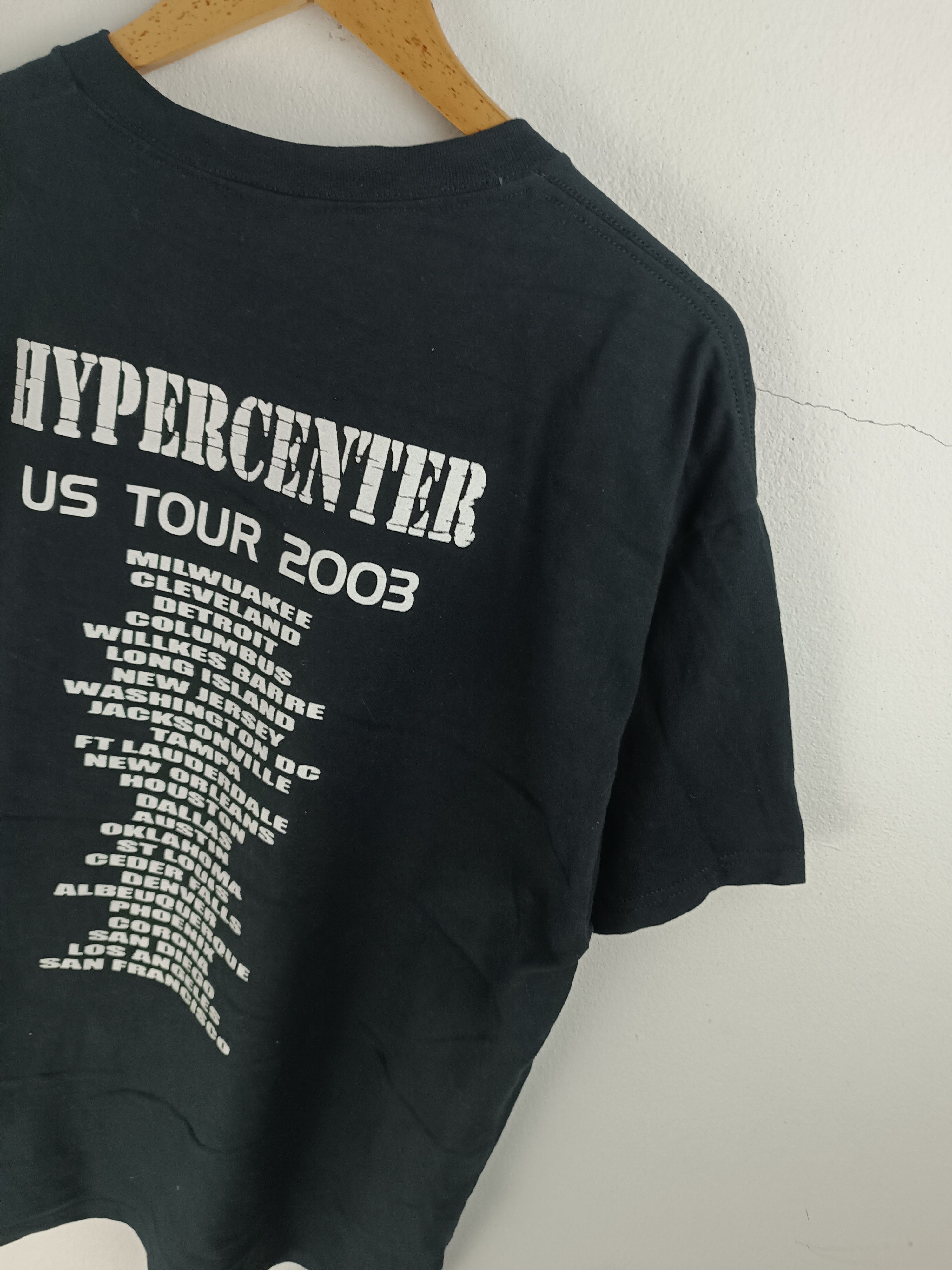 Band Tees VINTAGE 2003 HYPERCENTER METALCORE AUSTRALIA VERY RARE TOUR Size US XL / EU 56 / 4 - 15 Thumbnail