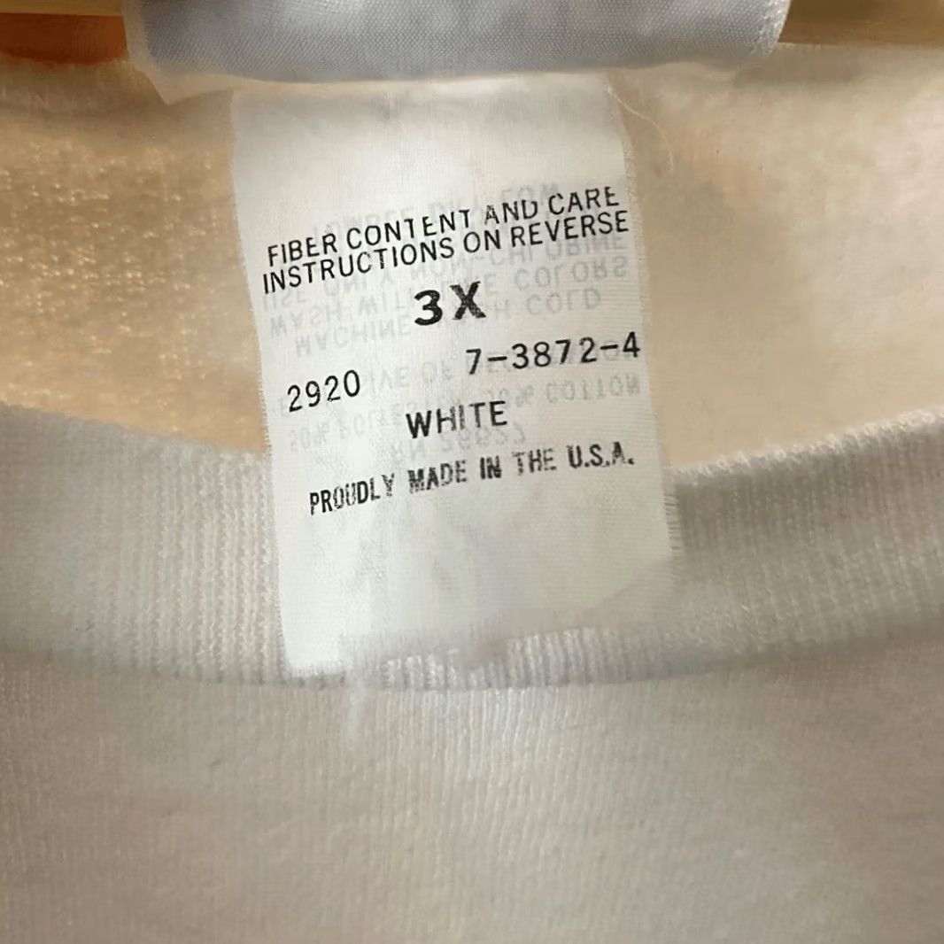 Vintage Casual Knitwear by Dobie Men Vintage World Spirit Crewneck Sweatshirt White 3XL Size US XXL / EU 58 / 5 - 7 Thumbnail