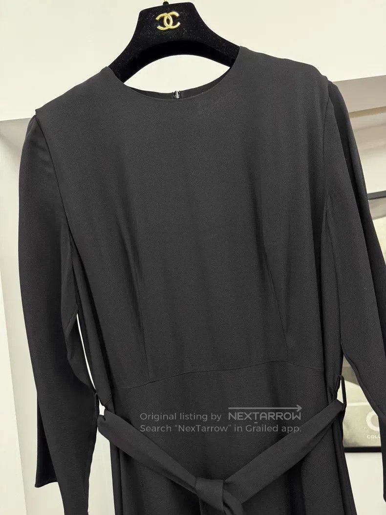 Hermes Hermes Black tie-waist long skirt Size XS / US 0-2 / IT 36-38 - 2 Thumbnail