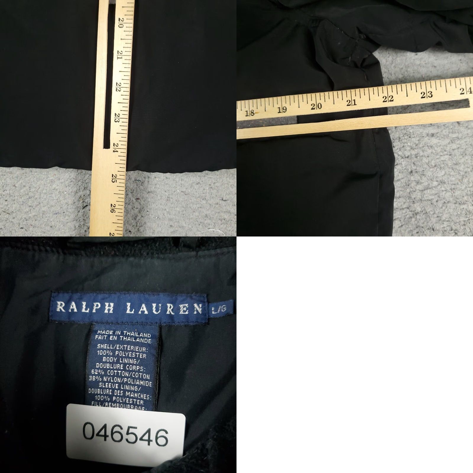 Ralph Lauren Ralph Lauren Puffer Jacket Womens Large Gray Full Zip Coat All Seasons Modern Sports Size L / US 10 / IT 46 - 8 Thumbnail