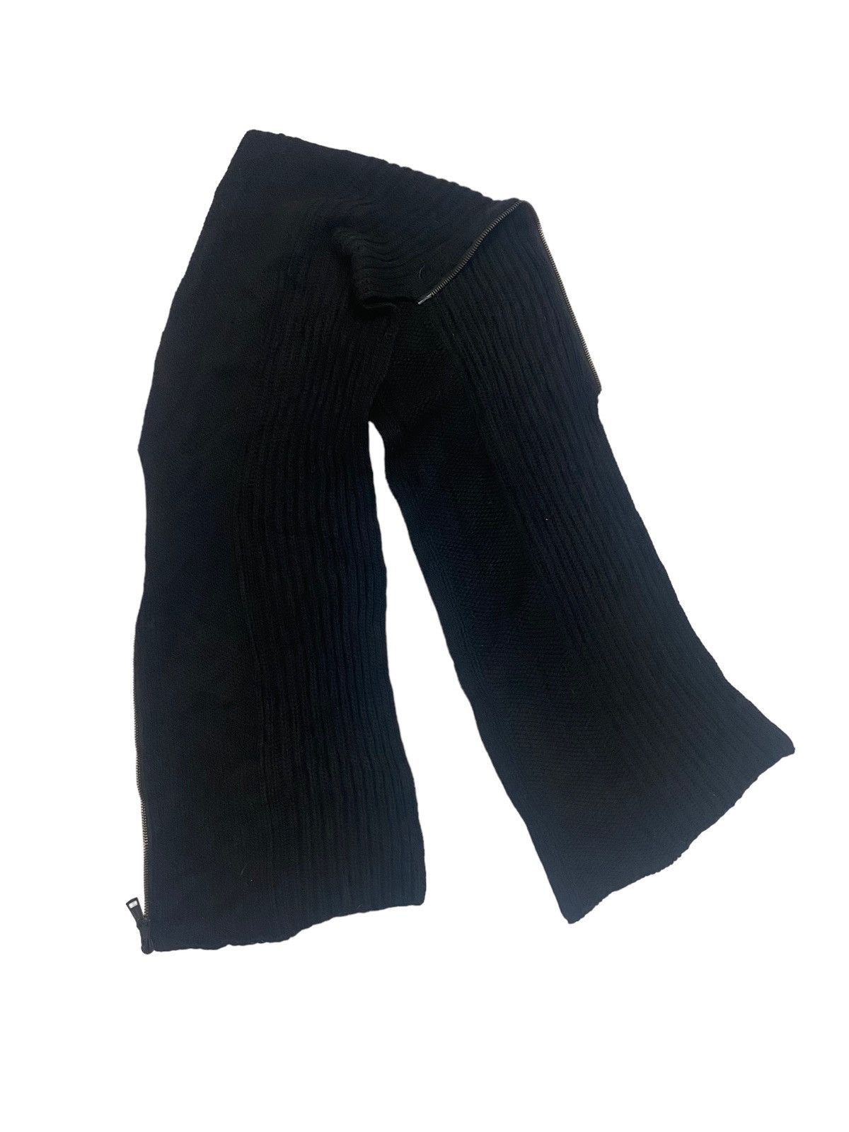 Ann Demeulemeester Ann Demeulemeester Zipper Knit Scarf Size ONE SIZE - 3 Thumbnail
