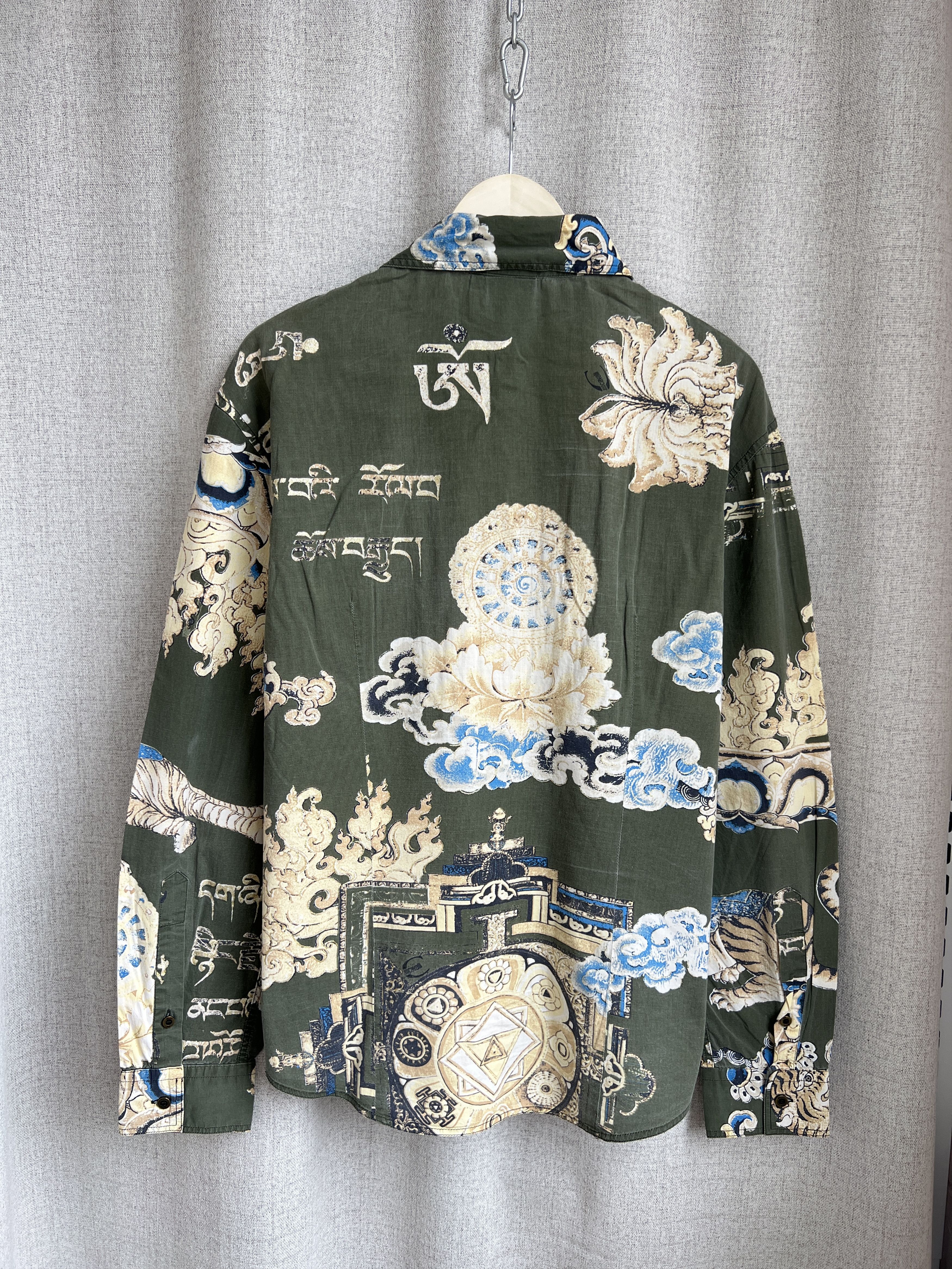 Just Cavalli Vintage Just Cavalli Allover Printed Button Up Shirt Tiger Size US L / EU 52-54 / 3 - 5 Thumbnail
