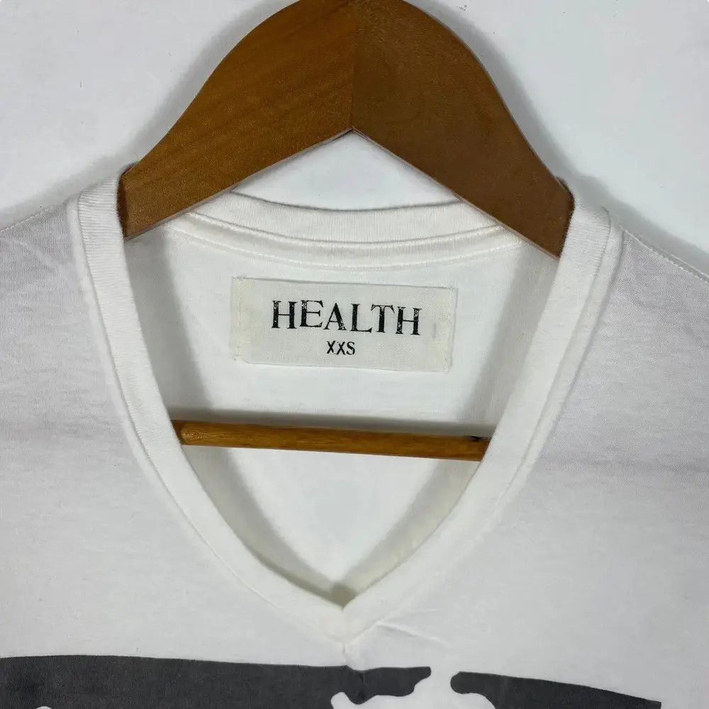 Japanese Brand HEALTH Erima Design Graphic V-Neck 3q Sleeve Tee Shirt Size US XXS / EU 40 - 5 Thumbnail