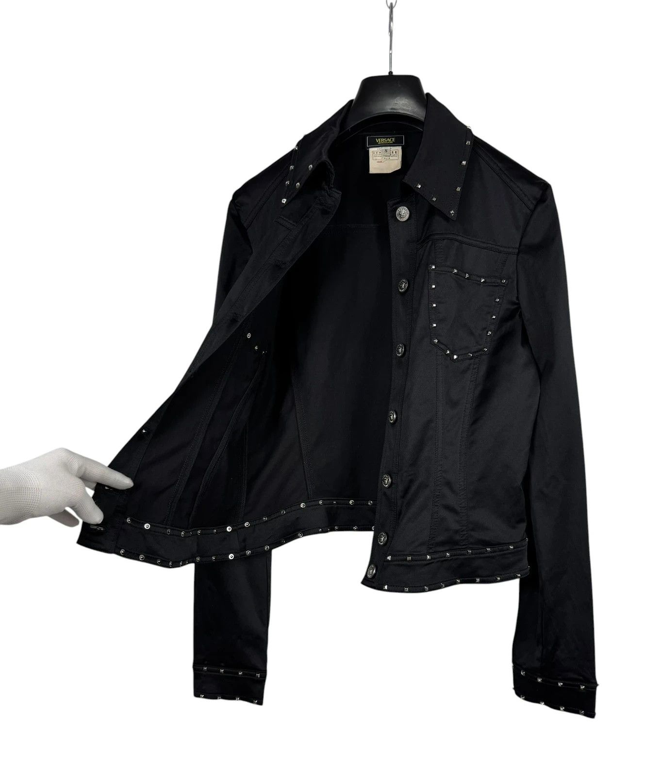 Versace Jeans Couture Versace Jeans Couture Spikes Bomber Jacket Cotton size S Size S / US 4 / IT 40 - 12 Thumbnail
