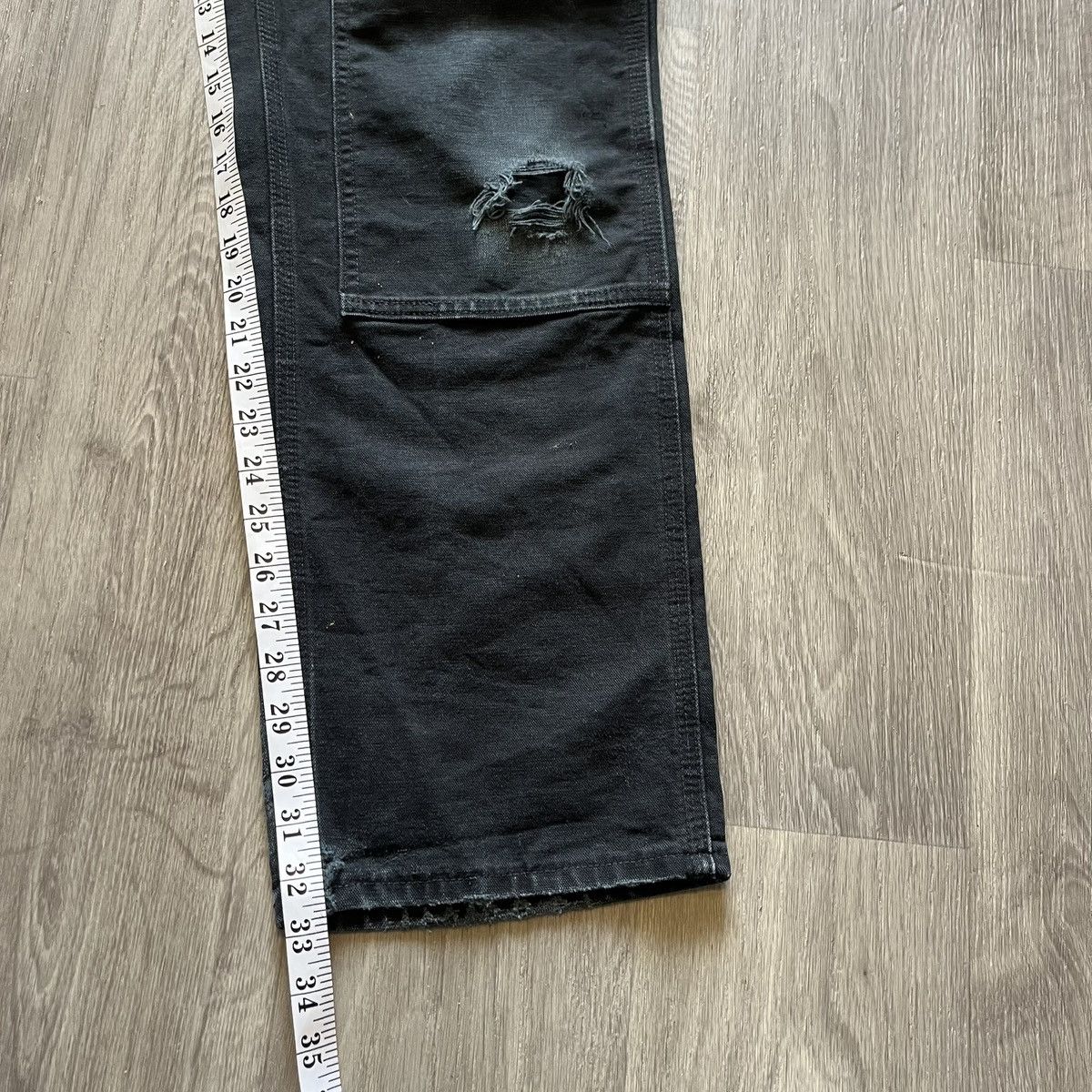 Carhartt Vintage Thrashed Faded Carhartt Double Knee Pants 30/28 Size US 30 / EU 46 - 11 Thumbnail
