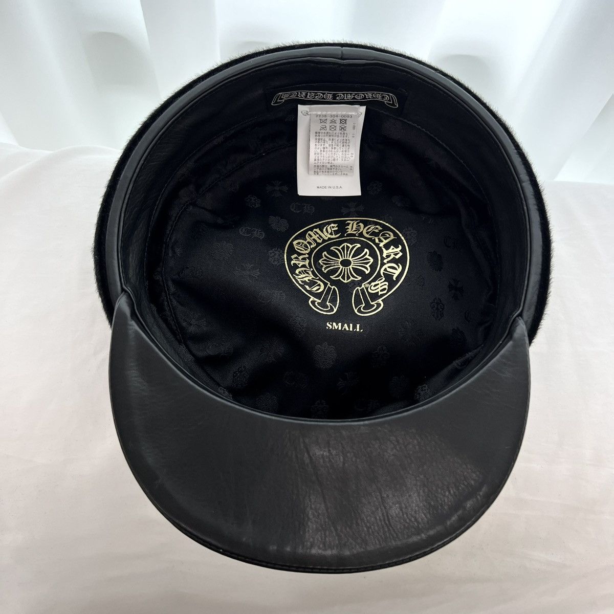 Chrome Hearts Chrome Hearts leather conductor cap Size ONE SIZE - 5 Thumbnail