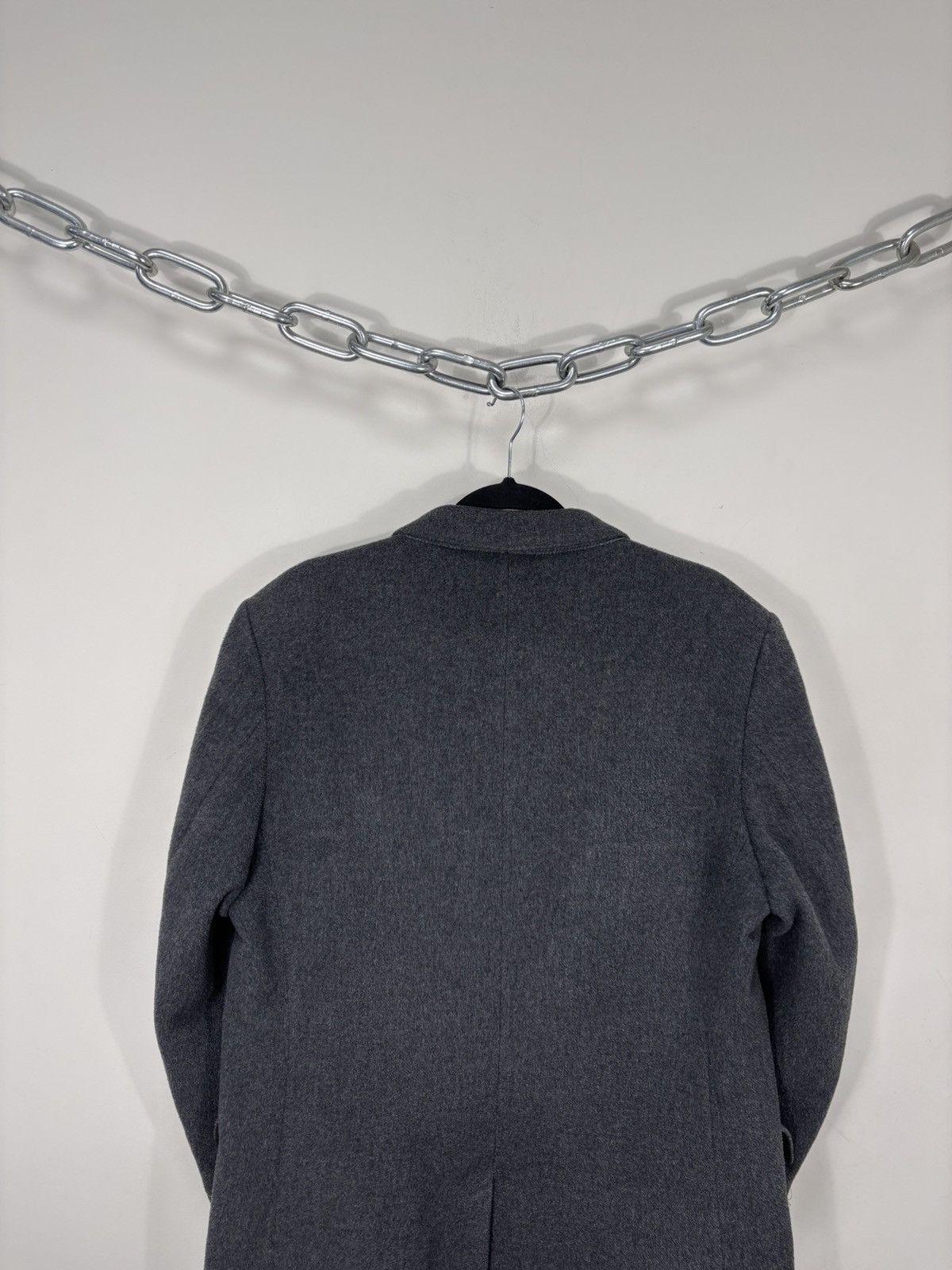 Other Hammersley Vintage Men’s Tailored Grey Wool Cashmere Coat Size US M / EU 48-50 / 2 - 19 Thumbnail