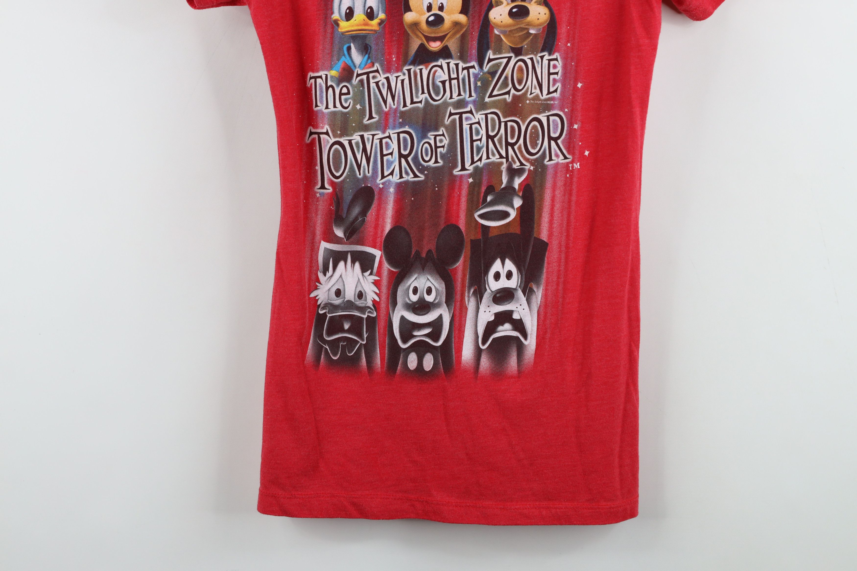 Disney Y2K Disney Twilight Zone Tower of Terror T-Shirt Jersey Knit Size S / US 4 / IT 40 - 3 Thumbnail