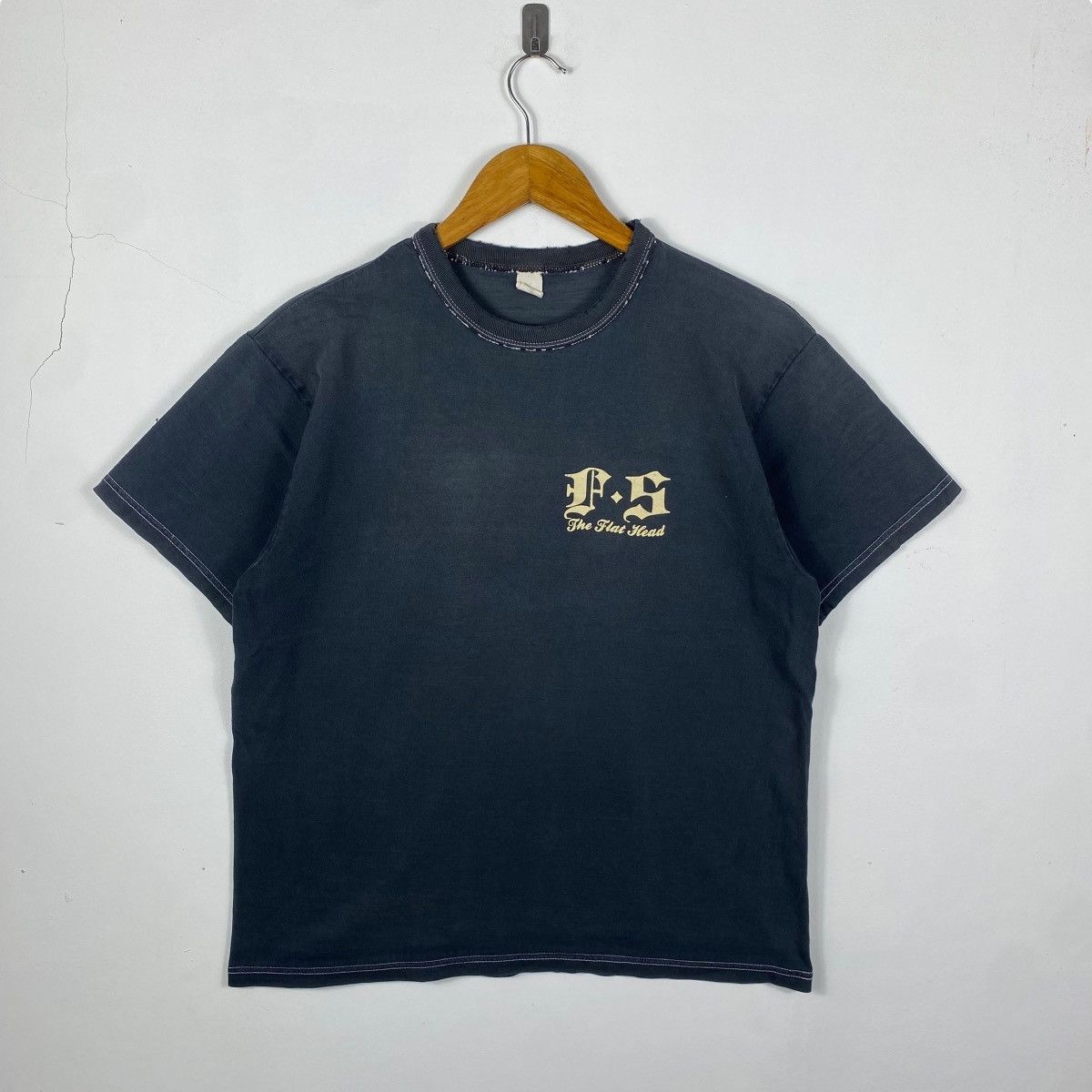 The Flat Head Distressed THE FLAT HEAD Frontier Spirit Navajo Graphic Tee Size US M / EU 48-50 / 2 - 4 Thumbnail