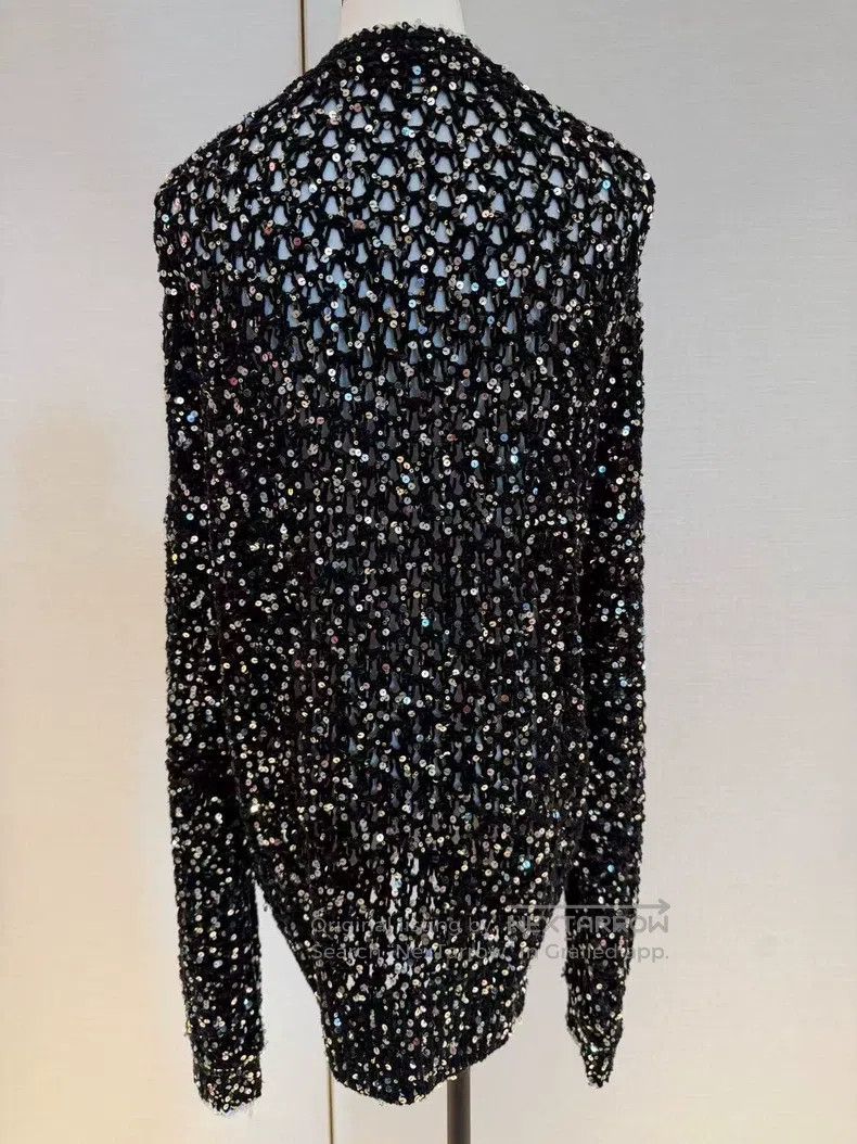 Chanel Chanel 23S high-fixed sequin cardigan coat Size XS / US 0-2 / IT 36-38 - 2 Thumbnail