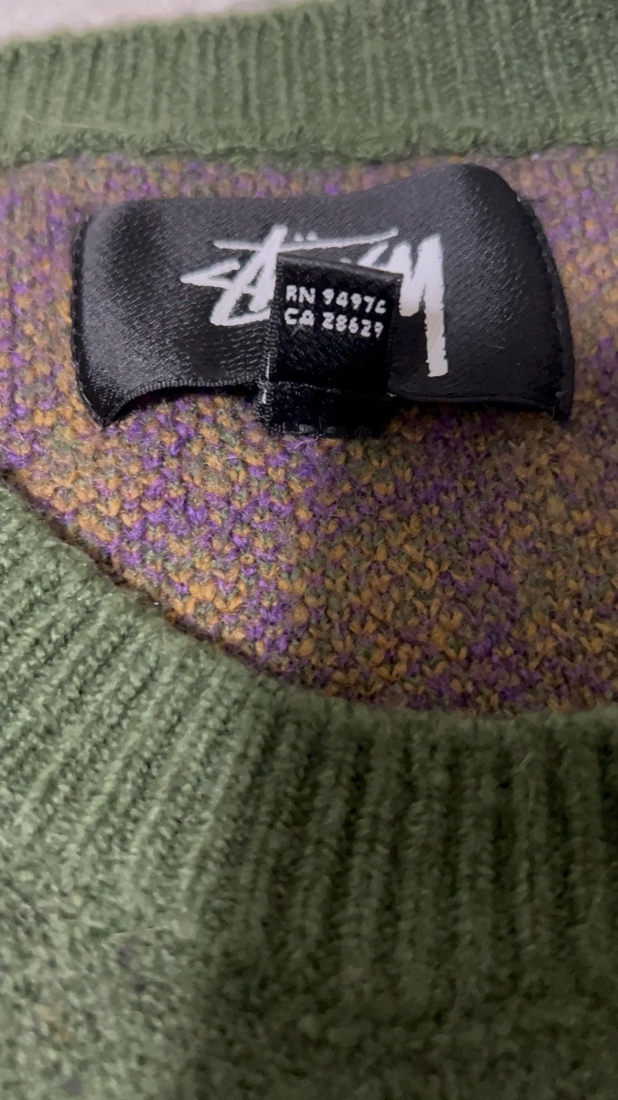 Stussy Stussy Green Paisley Sweater Size US S / EU 44-46 / 1 - 5 Thumbnail