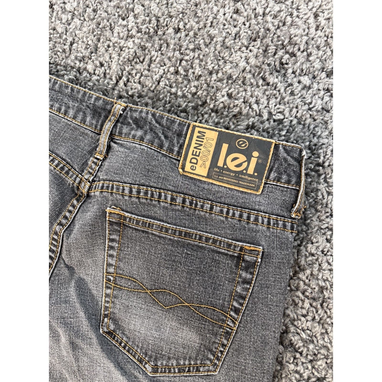 Vintage VINTAGE LEI Jeans Bootcut Womens 30x31 Gray Wash Low Rise Grunge 90s Womens Jeans Size 30" / US 8 / IT 44 - 8 Thumbnail