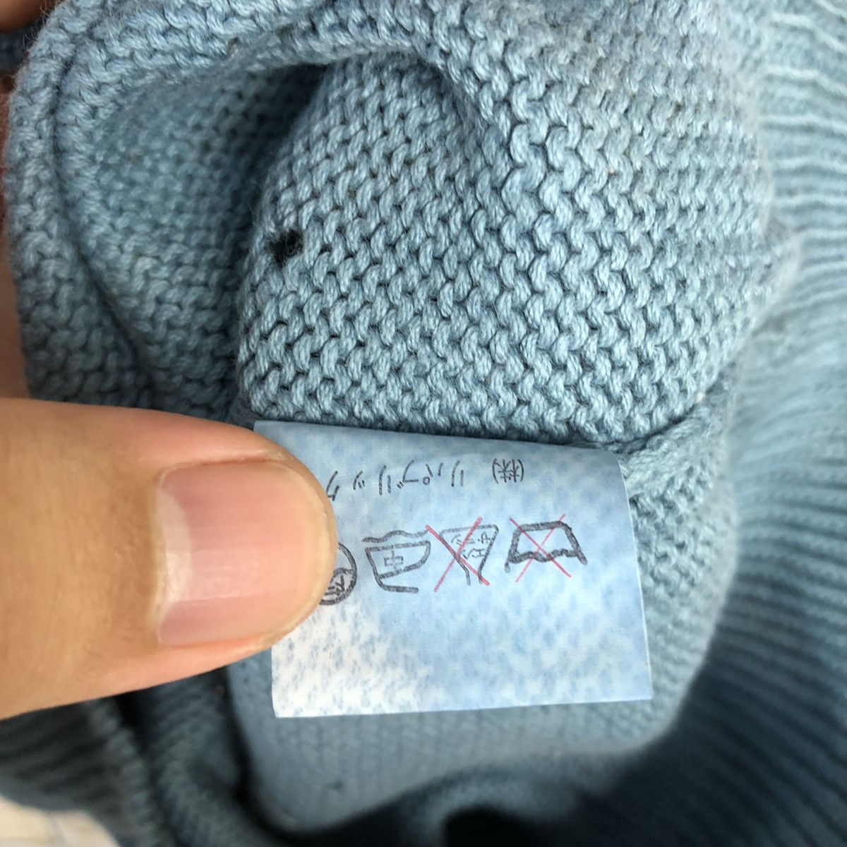 Homespun Knitwear La Varaie Place Blue Knitwear crochet #A414 Size M / US 6-8 / IT 42-44 - 13 Thumbnail